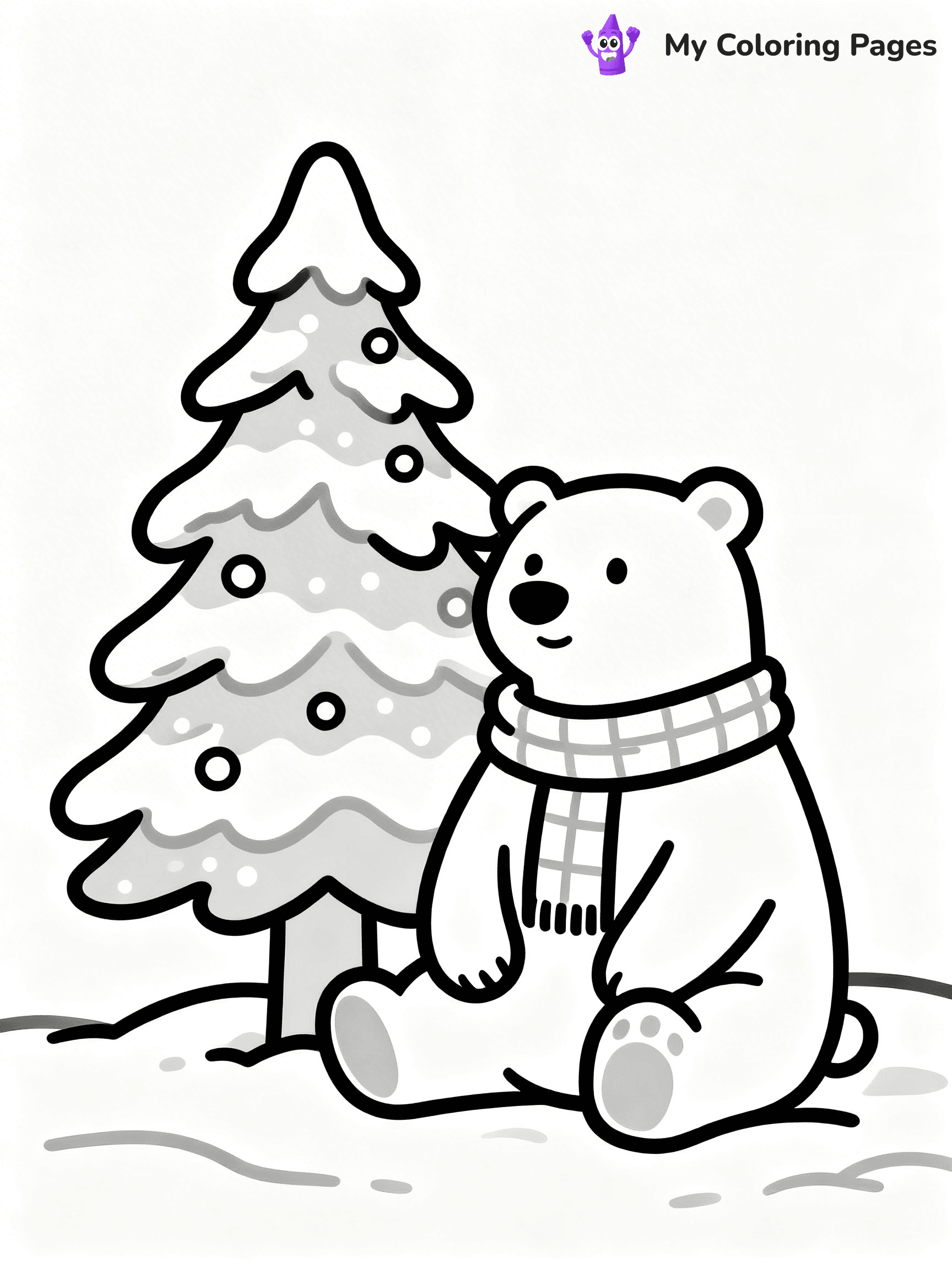 Detailed Christmas Coloring Pages - 46