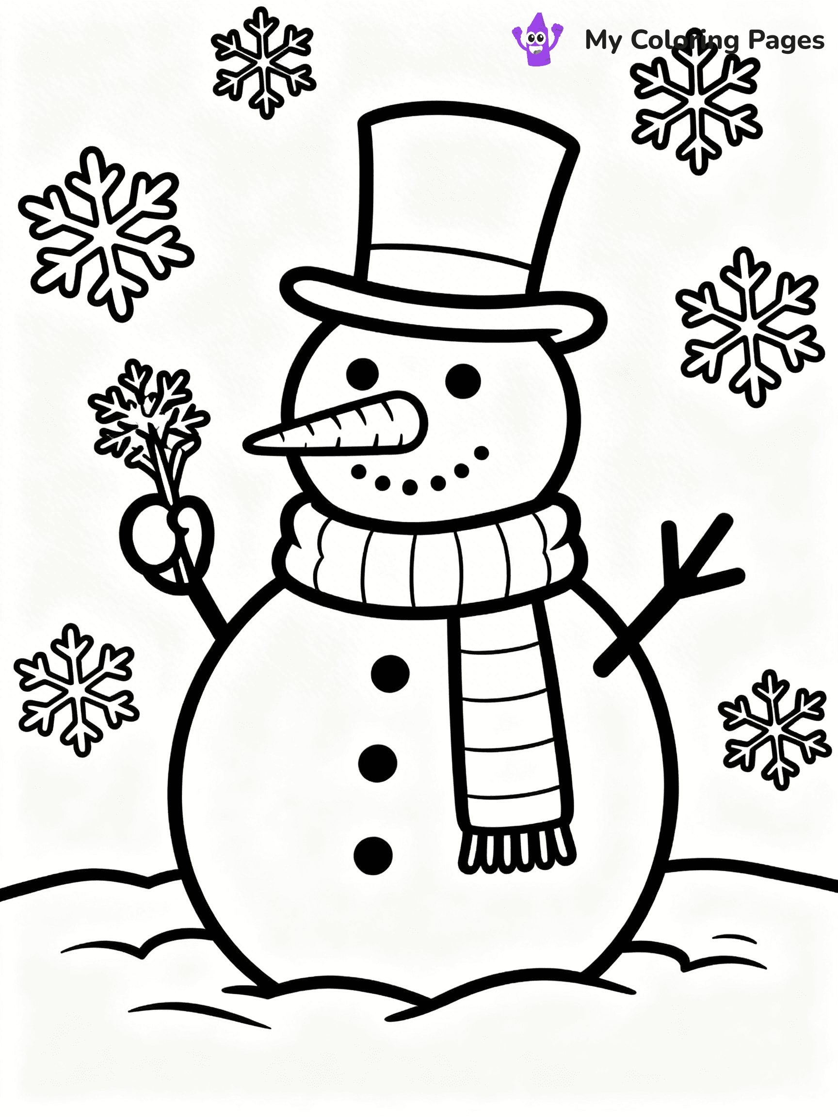 Detailed Christmas Coloring Pages - 38