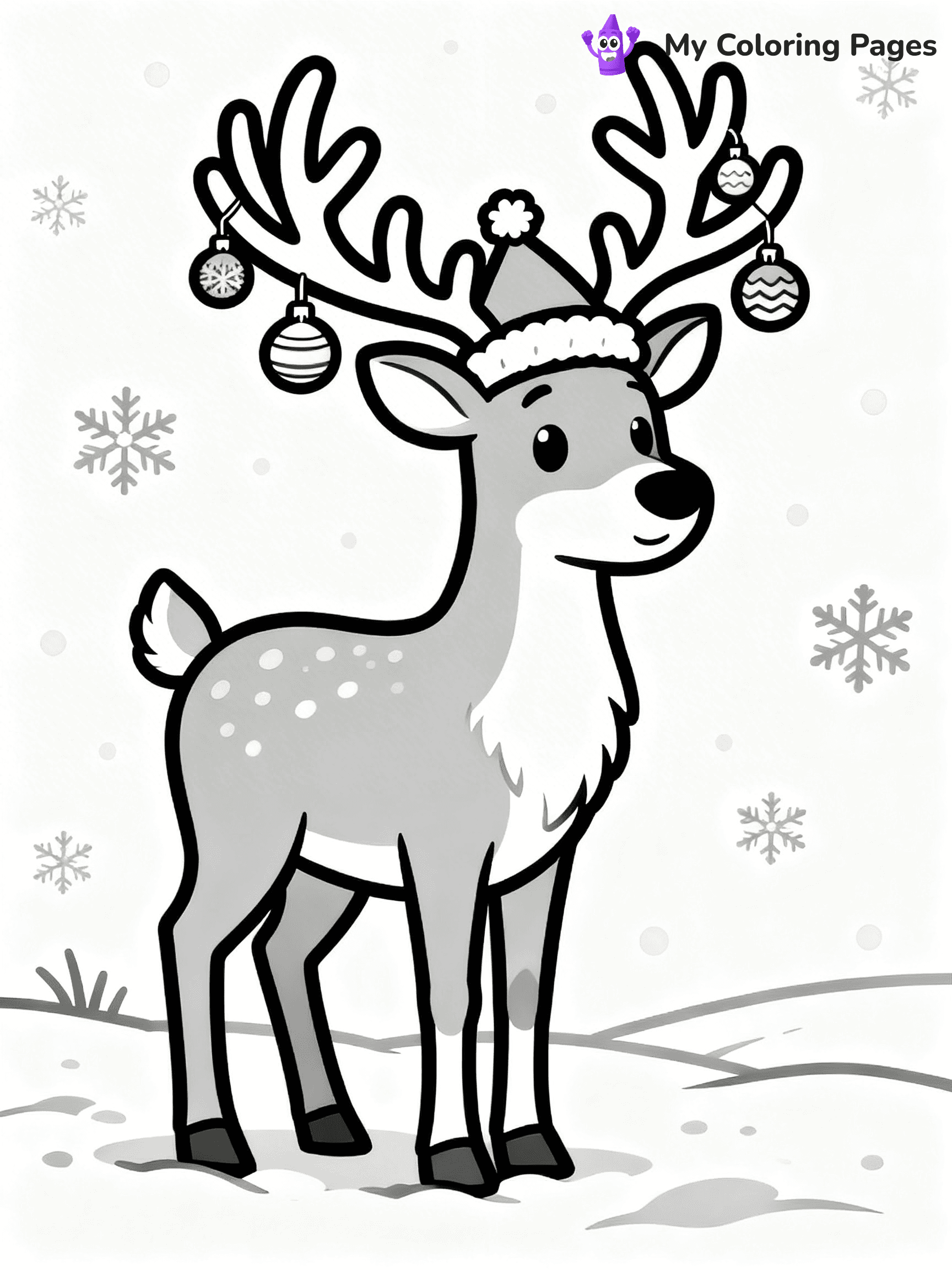 Detailed Christmas Coloring Pages - 31