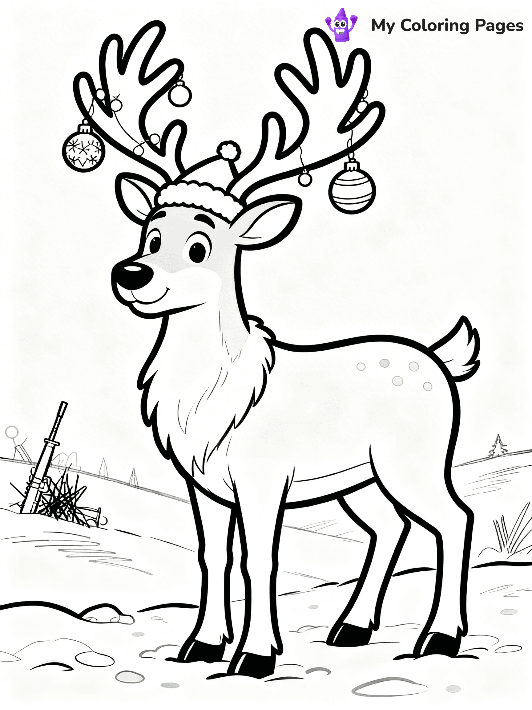 Detailed Christmas Coloring Pages - 28