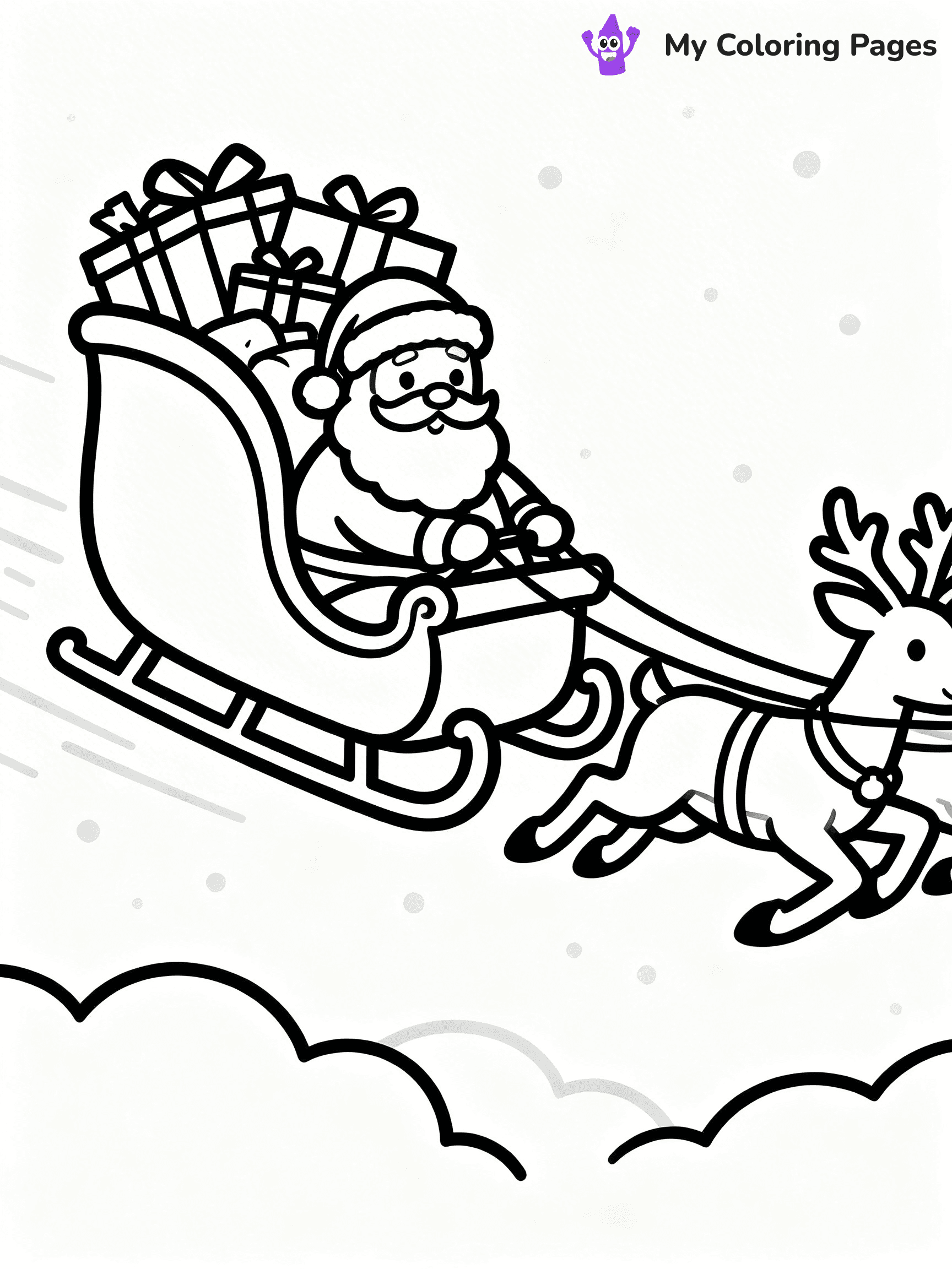 Detailed Christmas Coloring Pages - 20