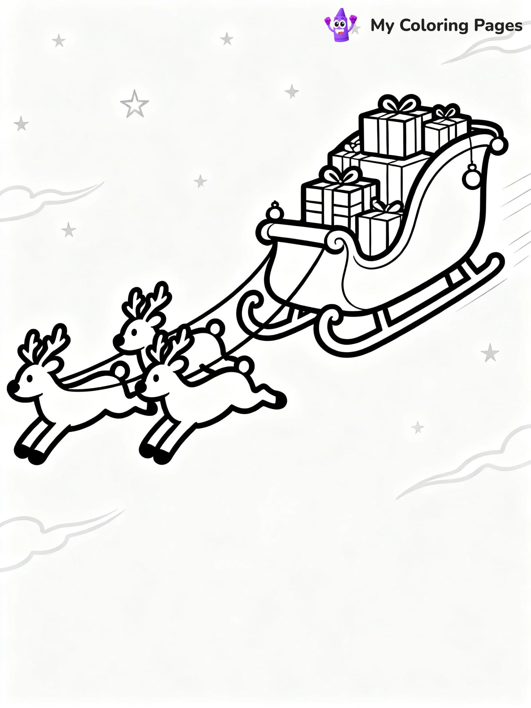 Detailed Christmas Coloring Pages - 19