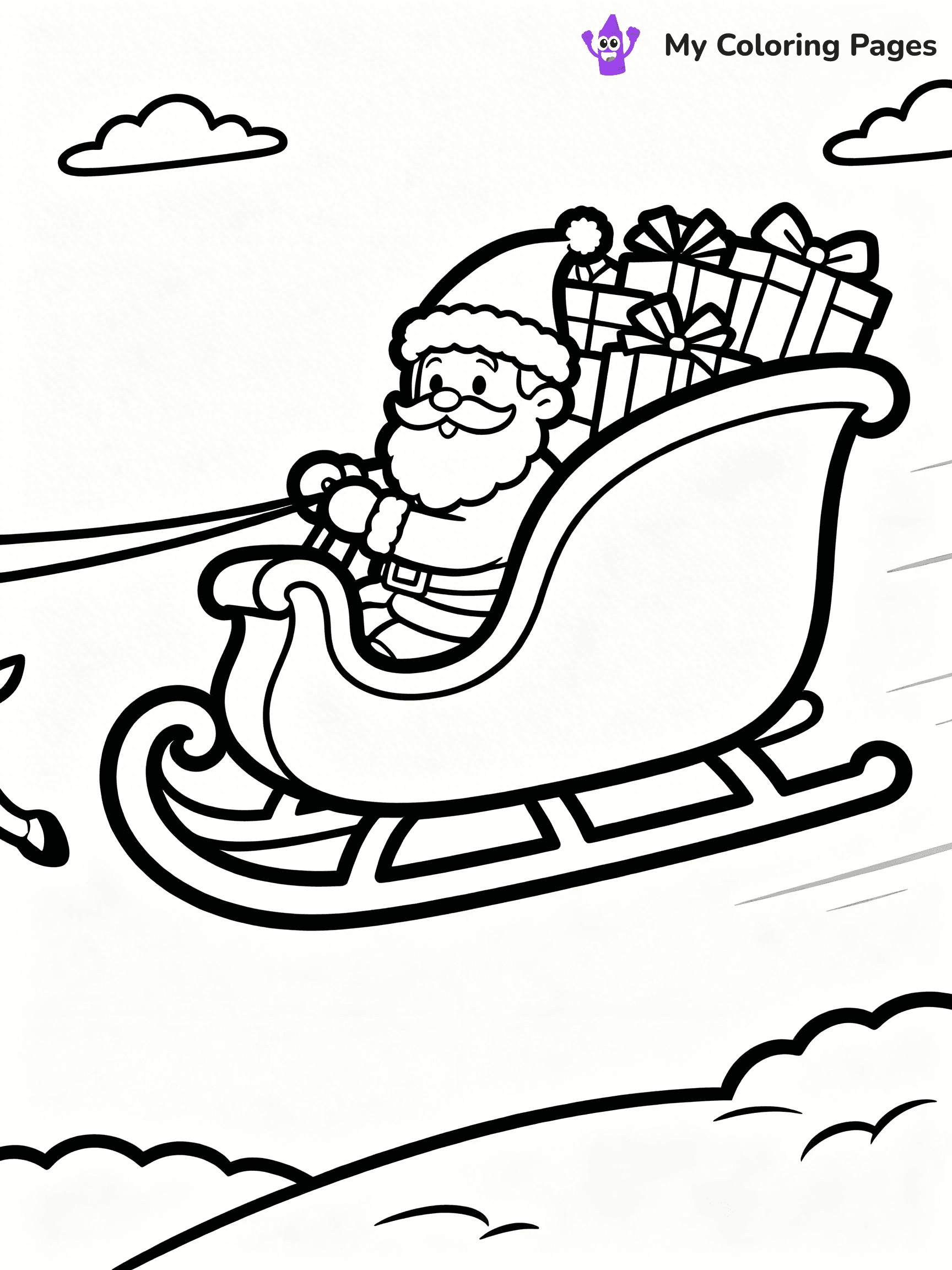 Detailed Christmas Coloring Pages - 18