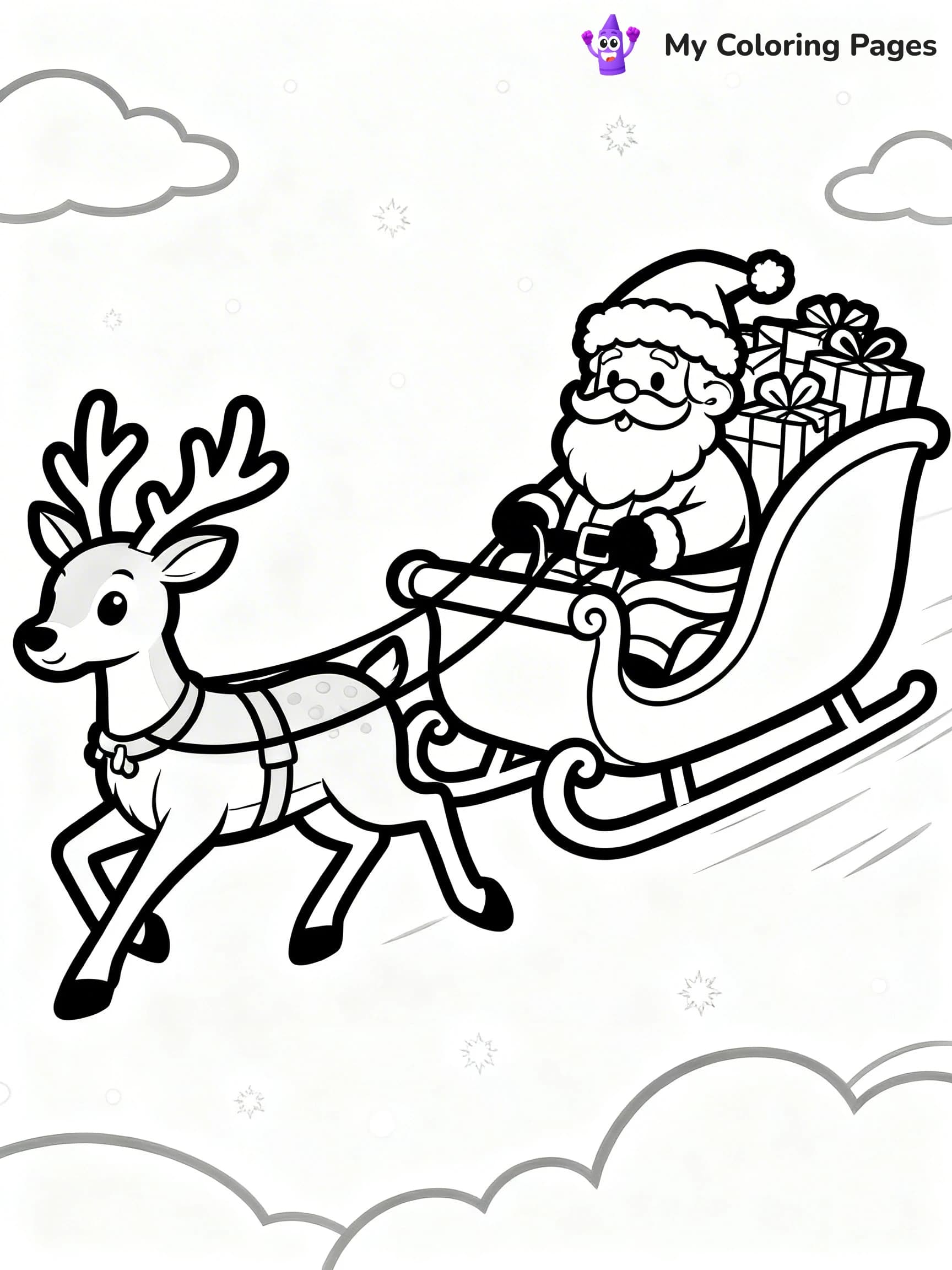 Detailed Christmas Coloring Pages - 17