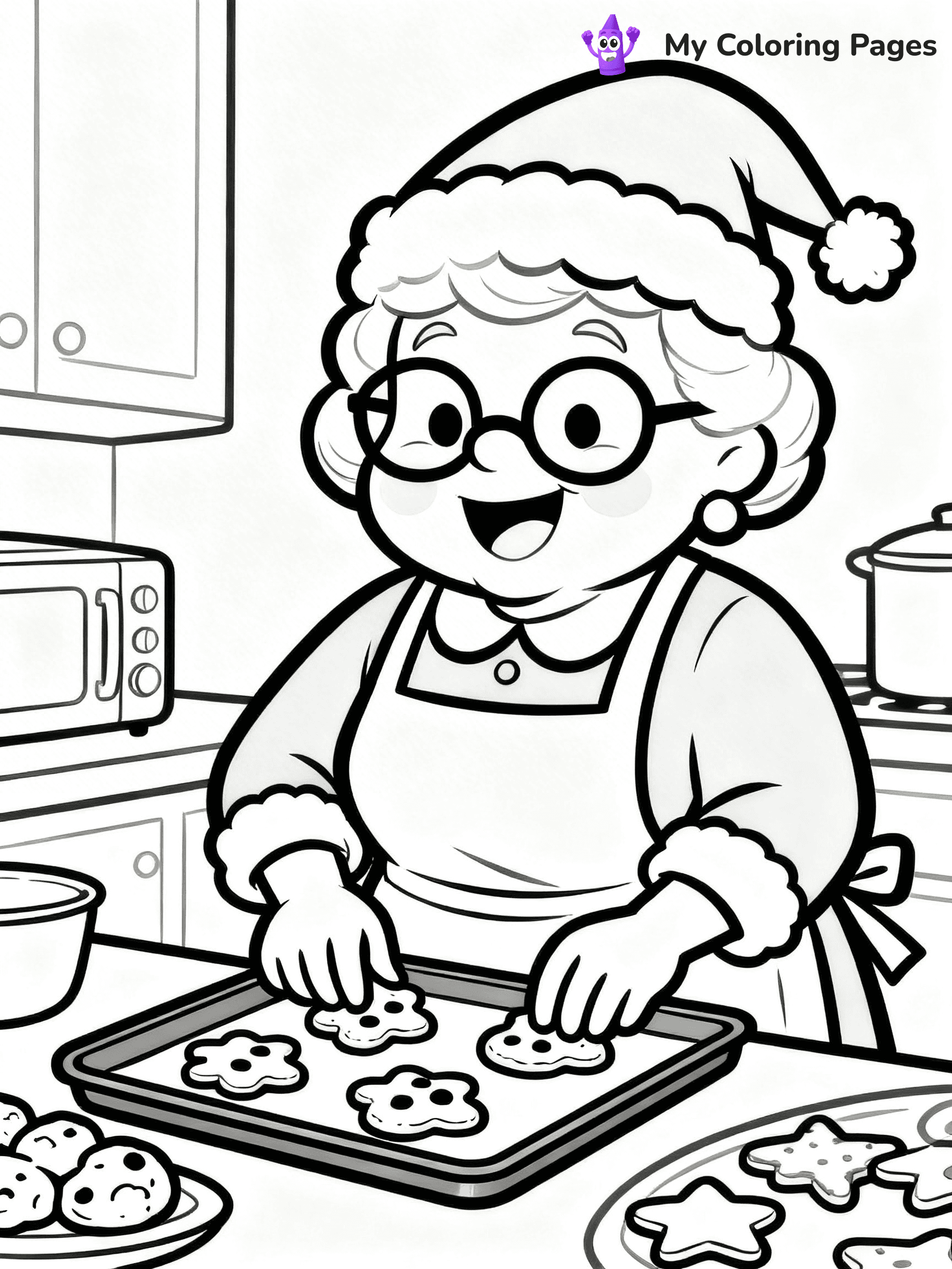 Detailed Christmas Coloring Pages - 15
