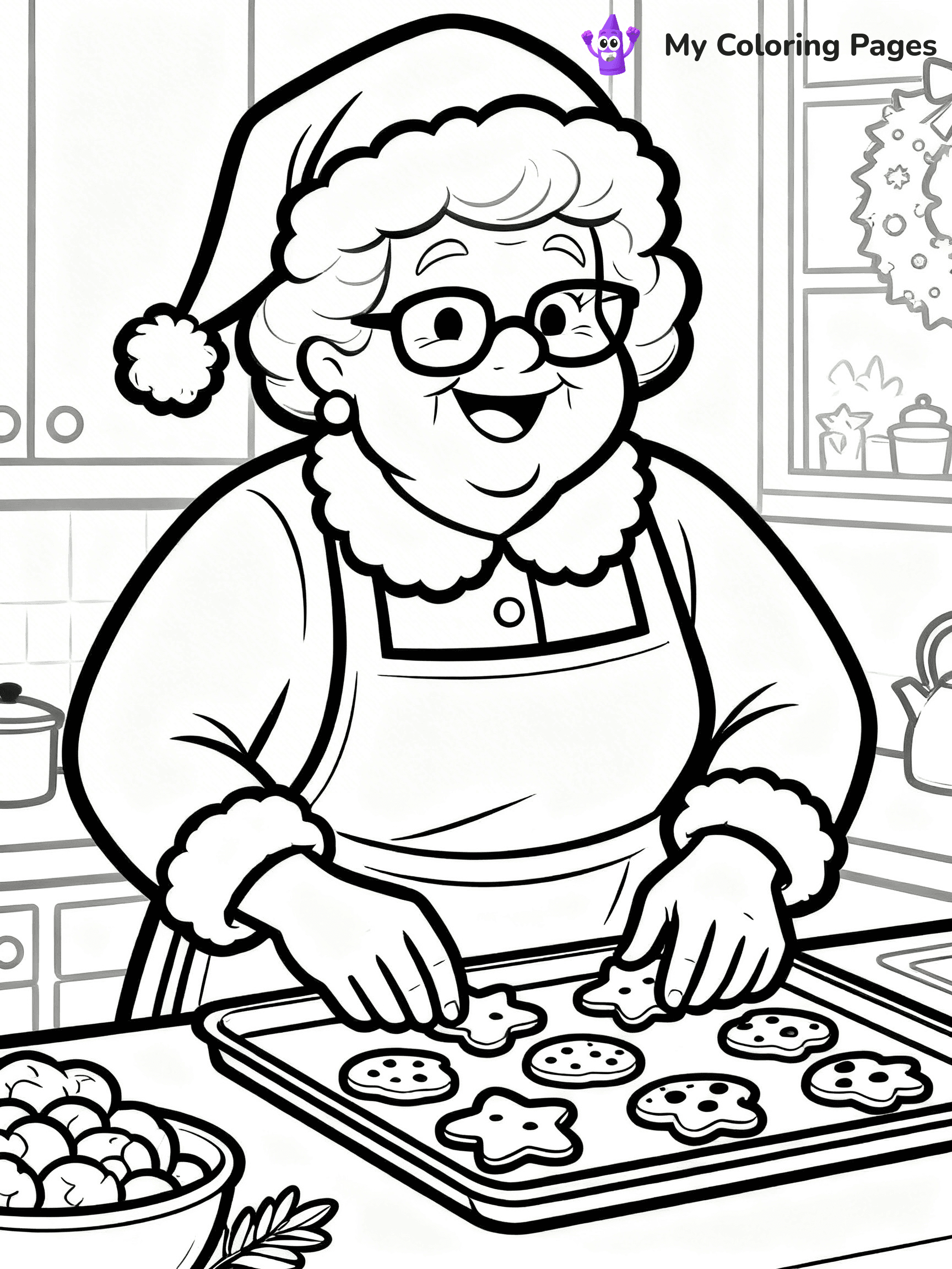 Detailed Christmas Coloring Pages - 14