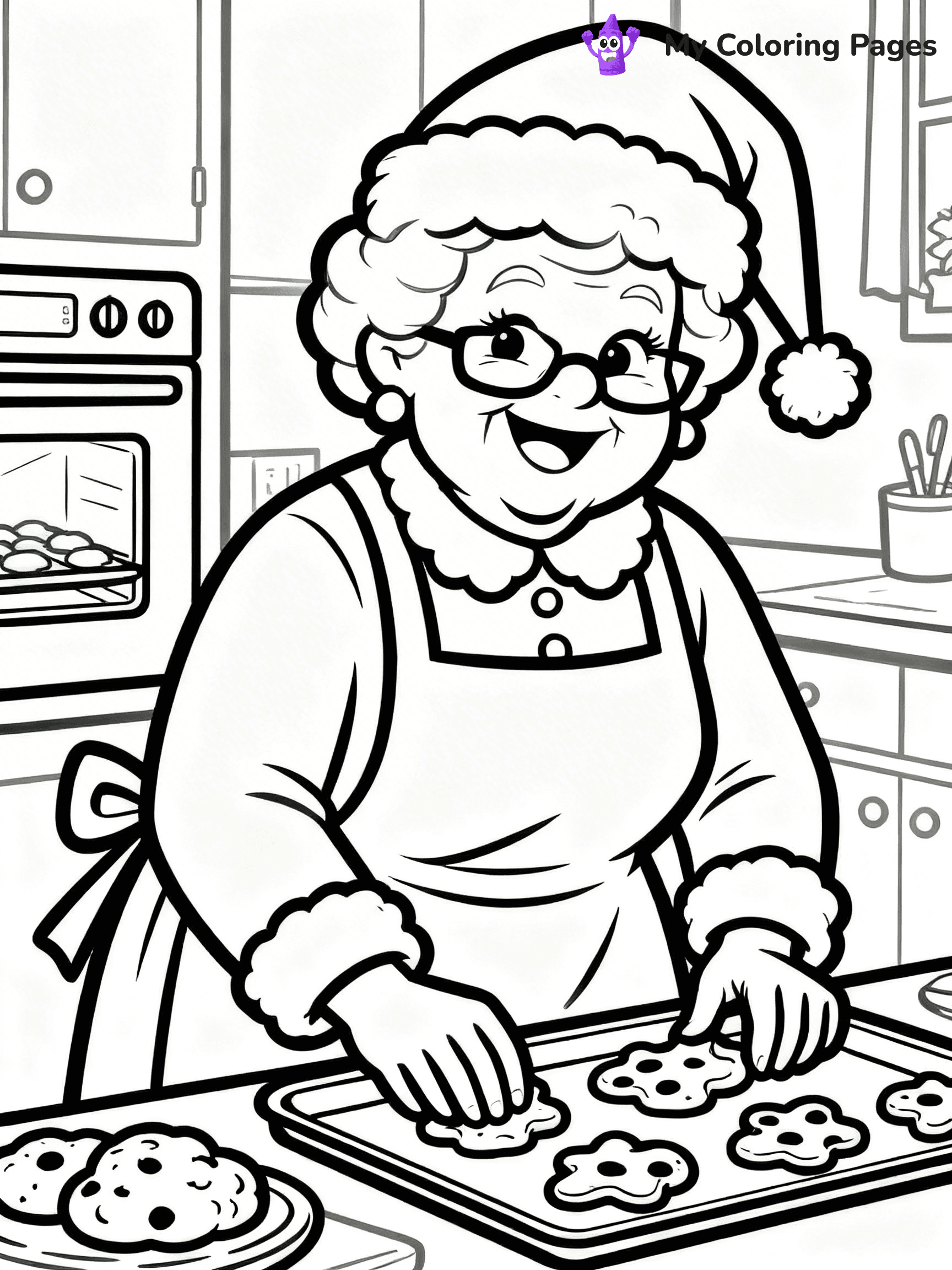 Detailed Christmas Coloring Pages - 11