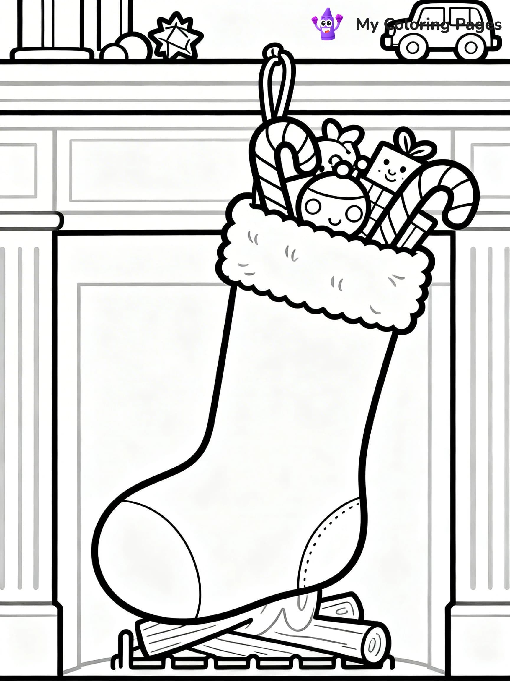 Detailed Christmas Coloring Pages - 3