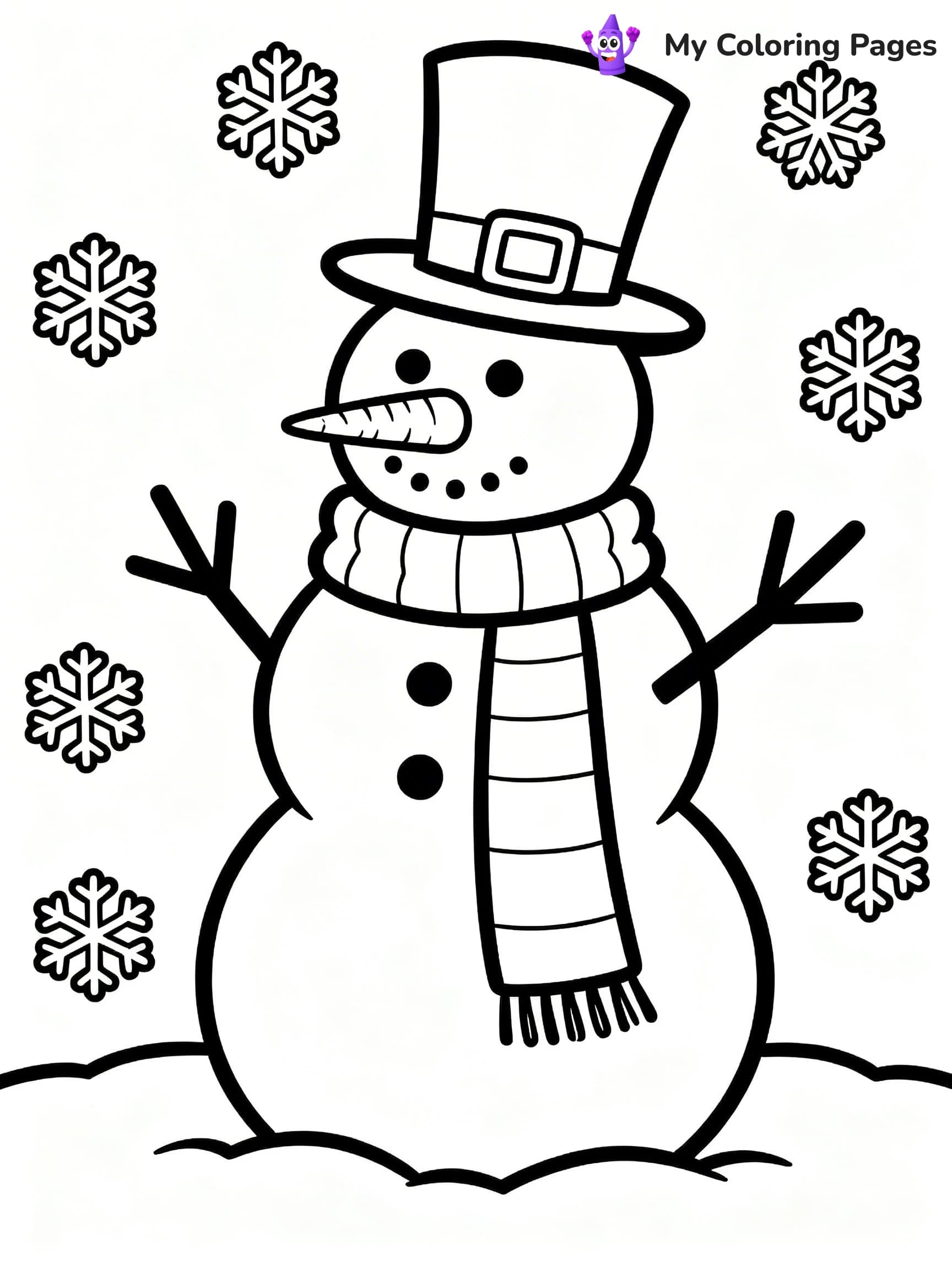 Detailed Christmas Coloring Pages - 2