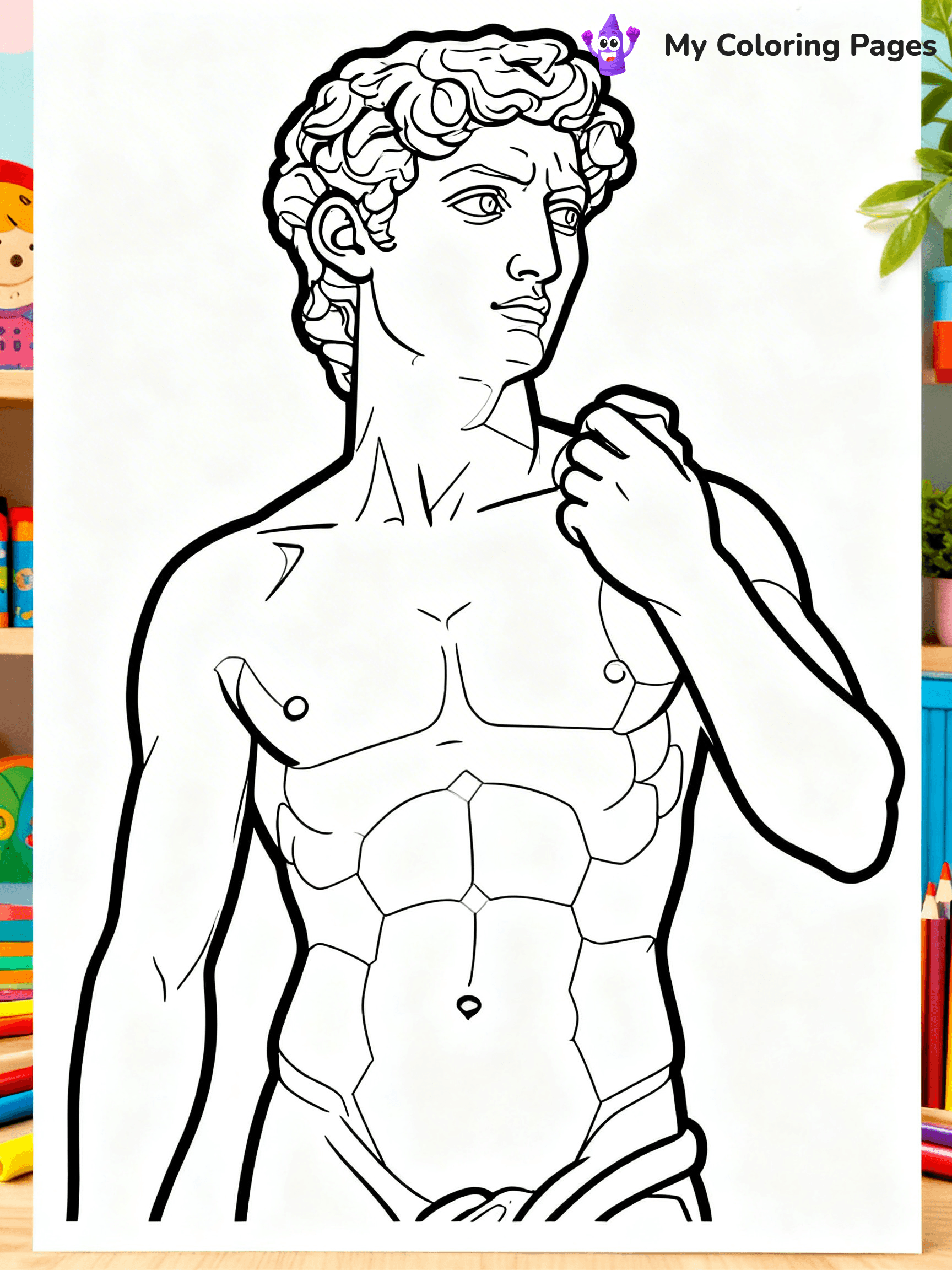 Michelangelo Coloring Pages - 17