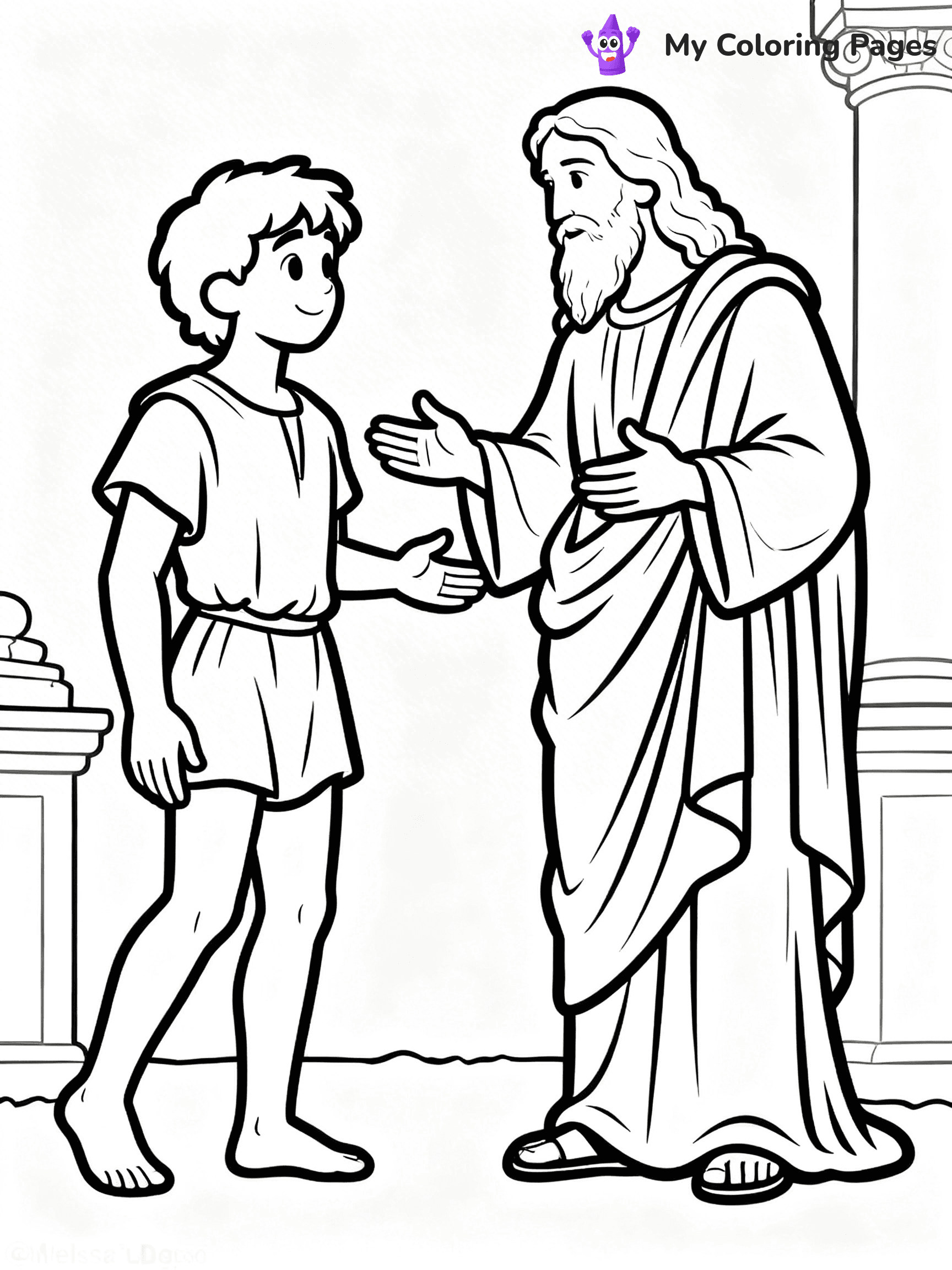 Michelangelo Coloring Pages - 11