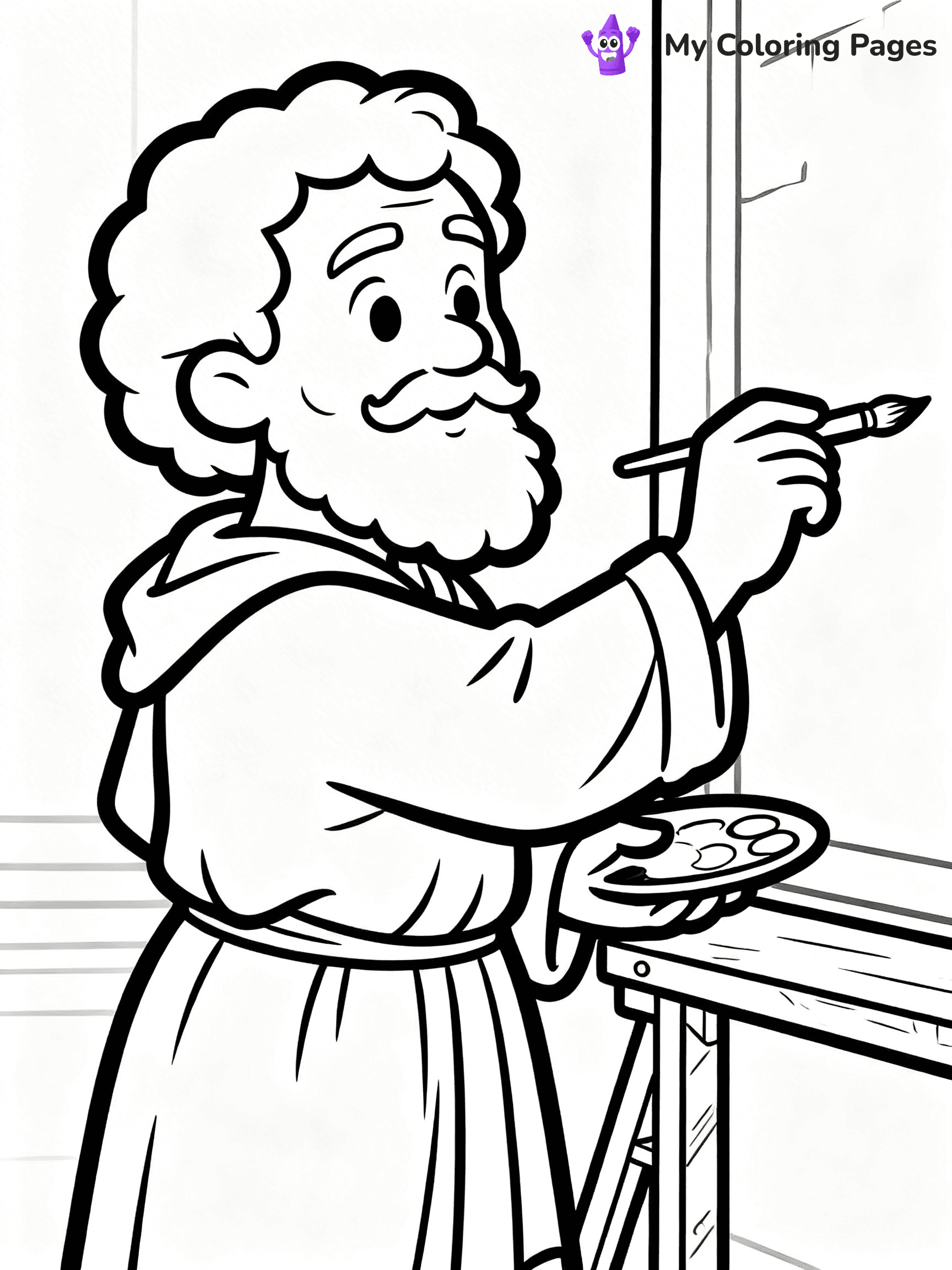 Michelangelo Coloring Pages - 7