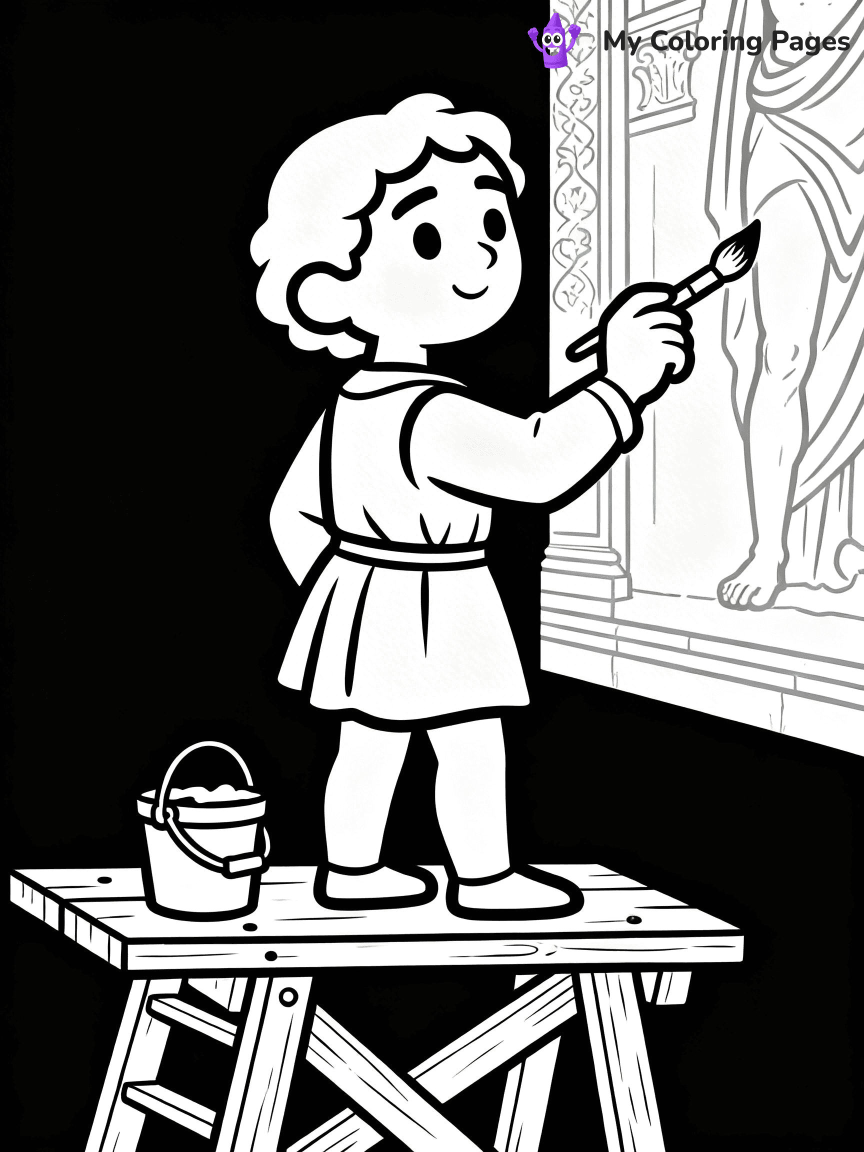 Michelangelo Coloring Pages - 6