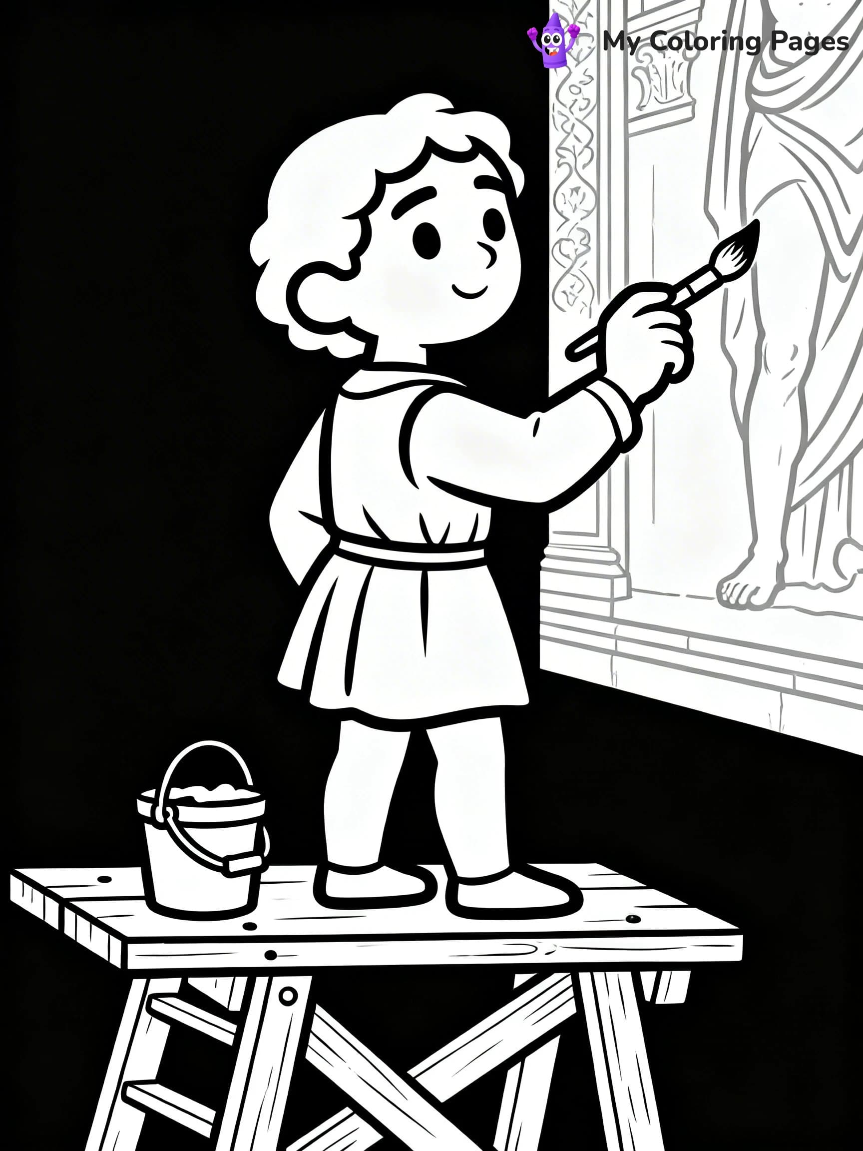 Michelangelo Coloring Pages - 6