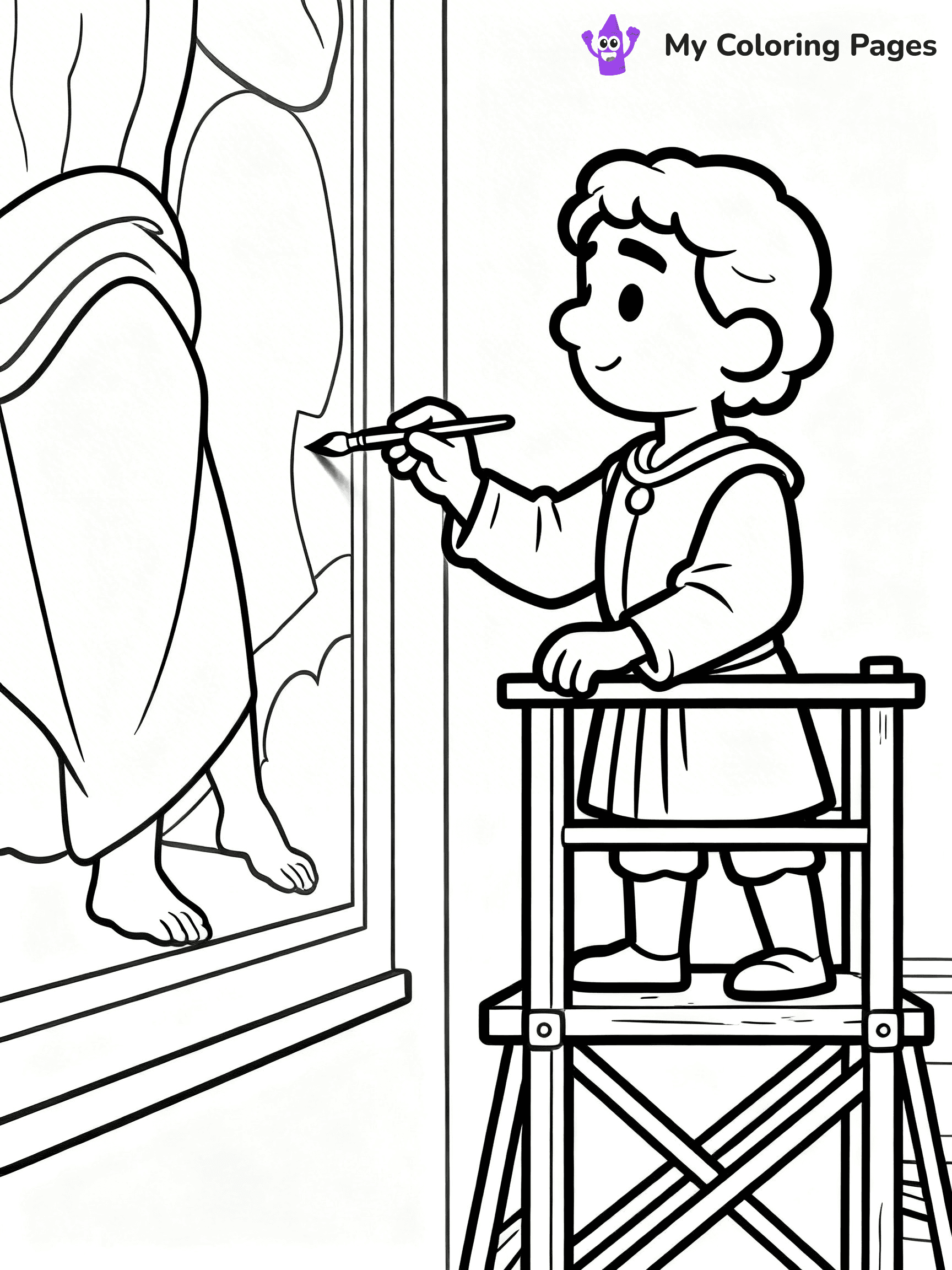 Michelangelo Coloring Pages - 3