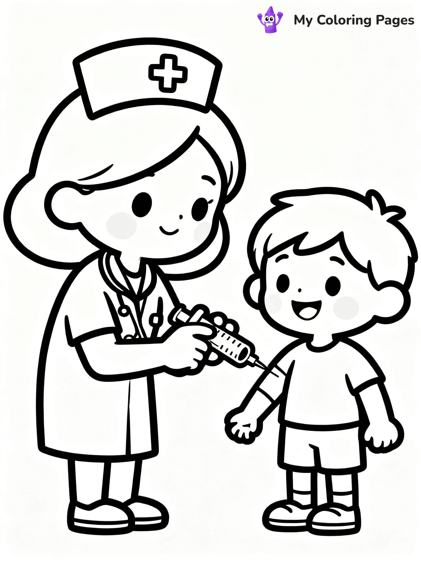 Nurse Coloring Pages - 24