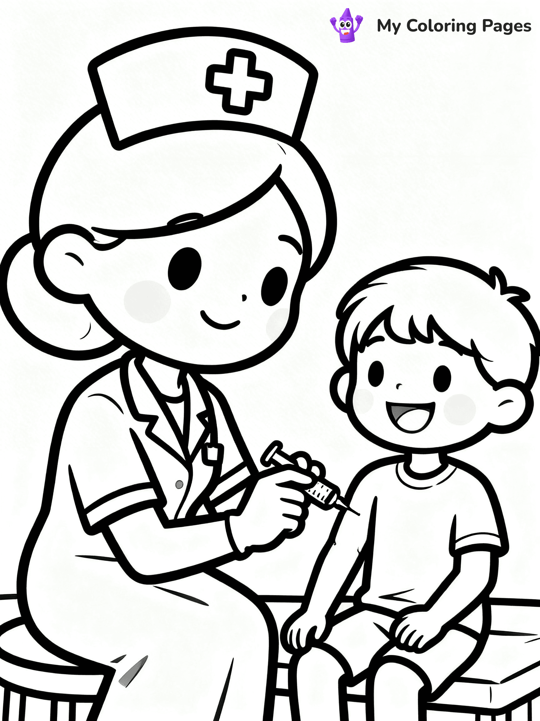 Nurse Coloring Pages - 23