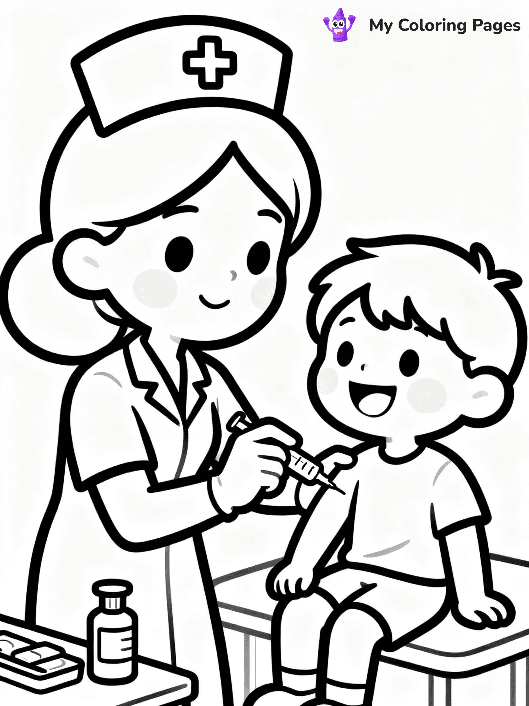 Nurse Coloring Pages - 22