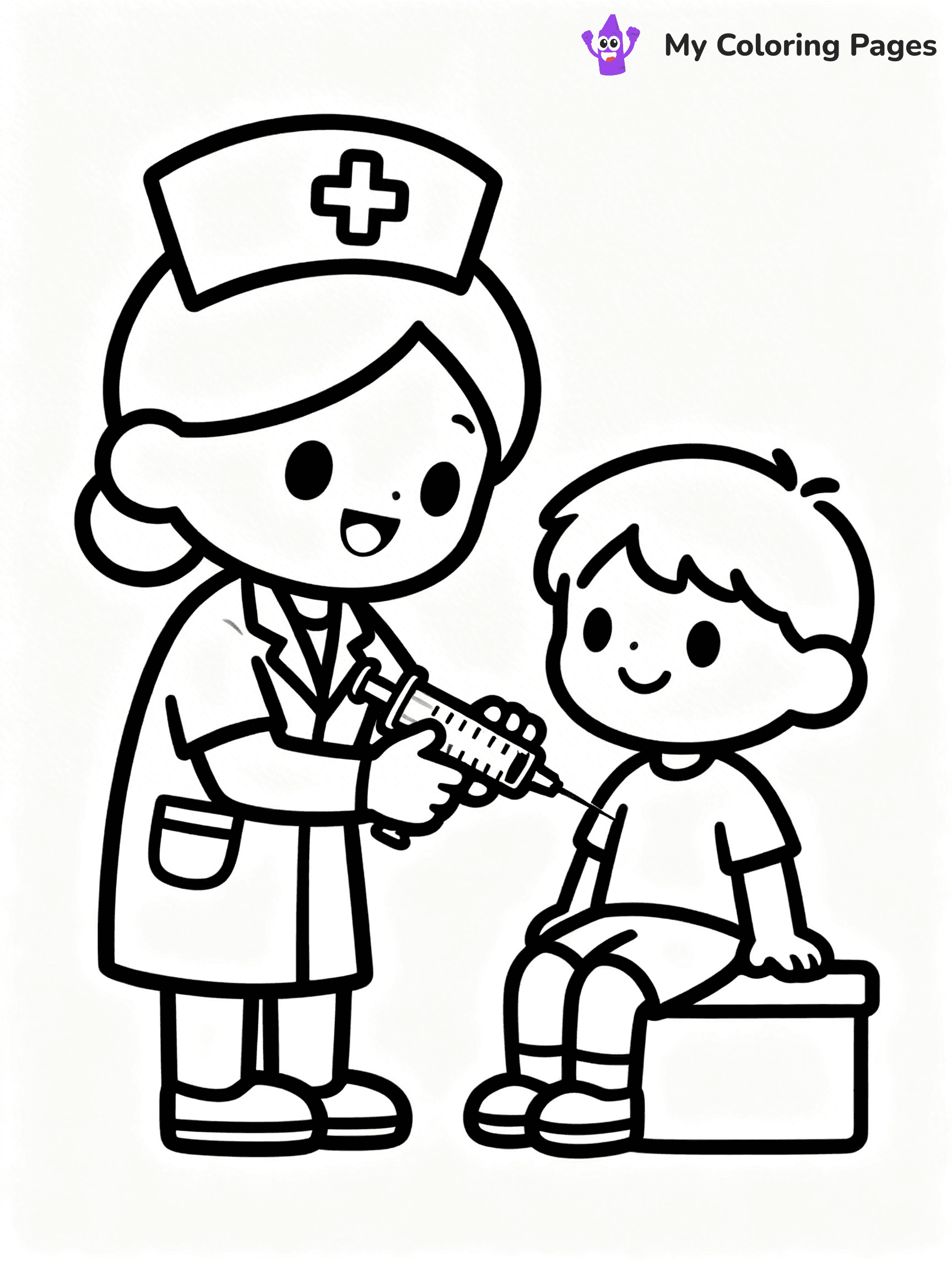 Nurse Coloring Pages - 21