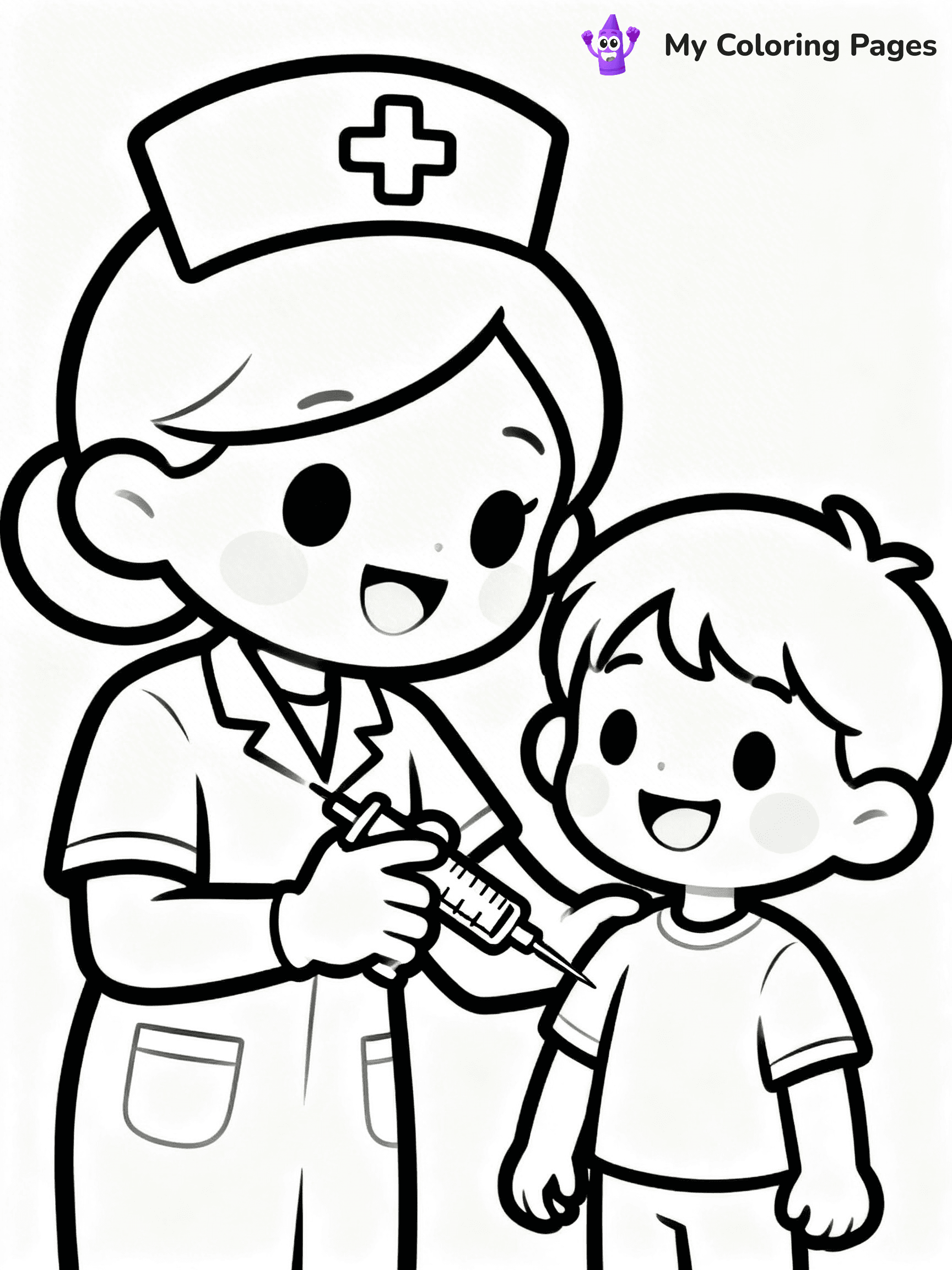 Nurse Coloring Pages - 20