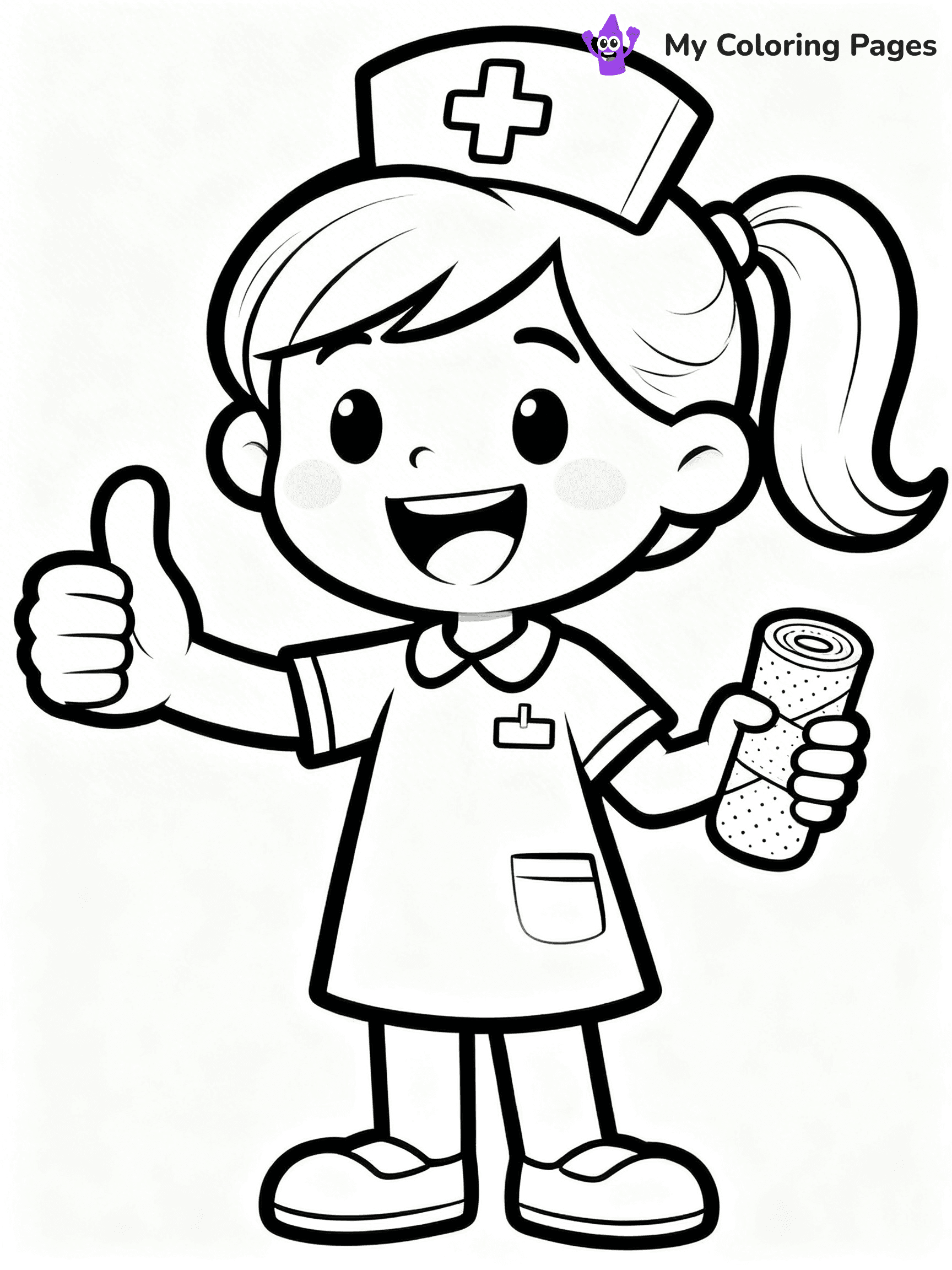 Nurse Coloring Pages - 7