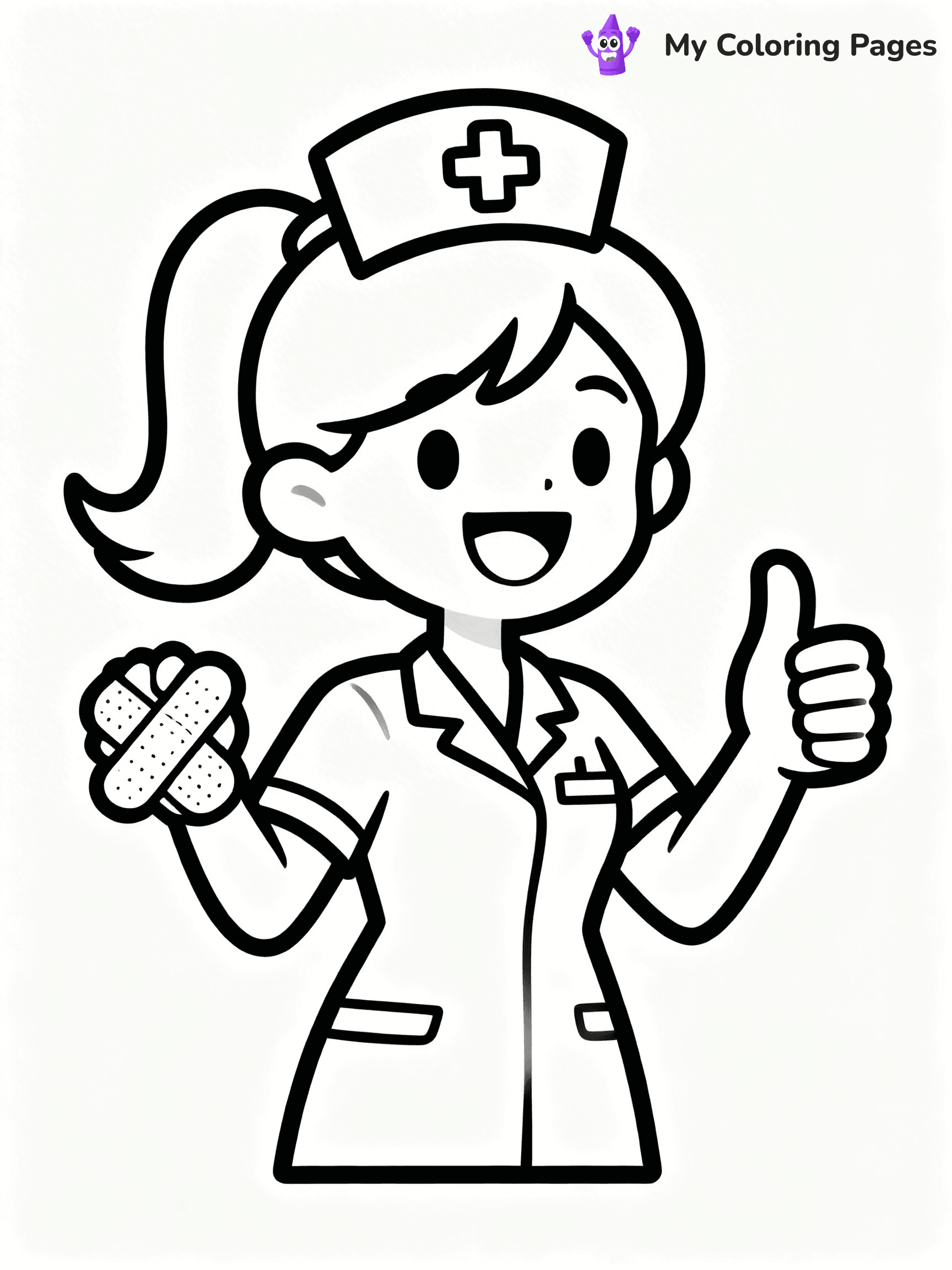 Nurse Coloring Pages - 6