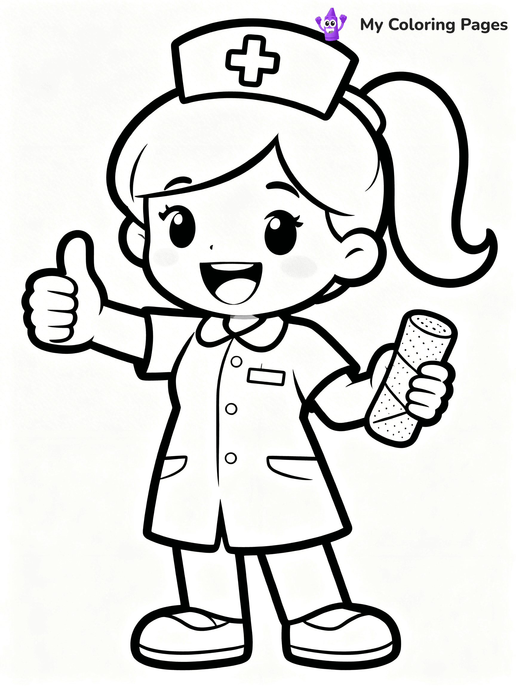 Nurse Coloring Pages - 5