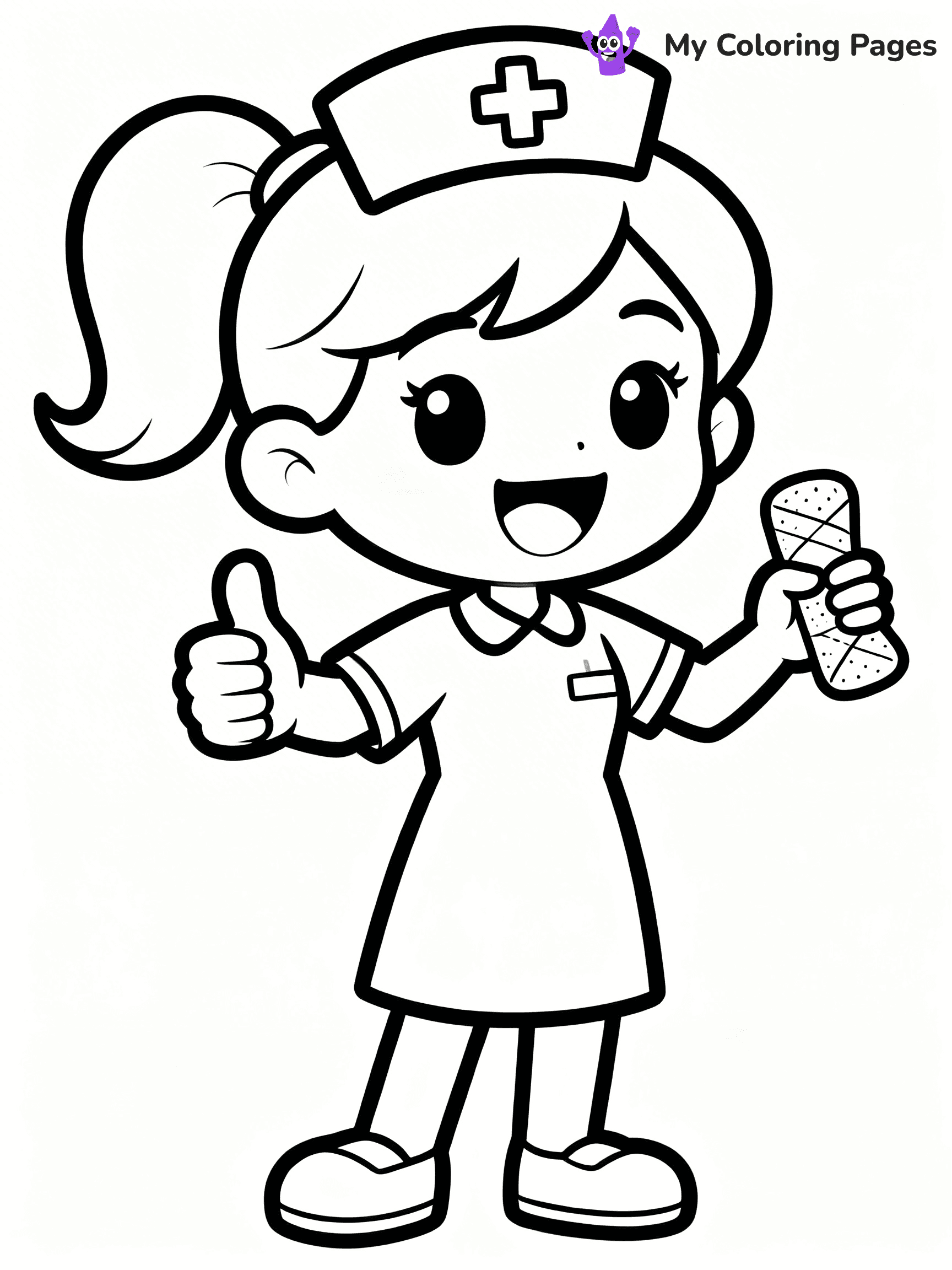 Nurse Coloring Pages - 3