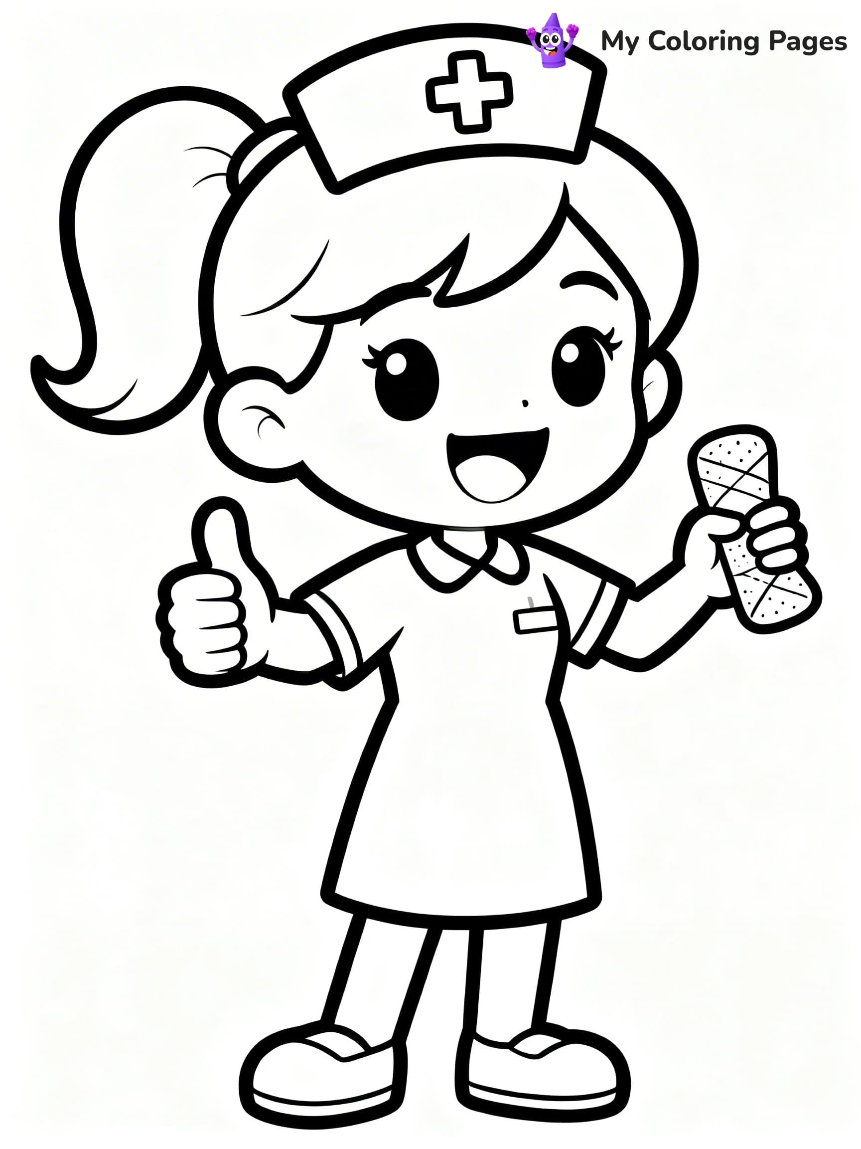 Nurse Coloring Pages - 3
