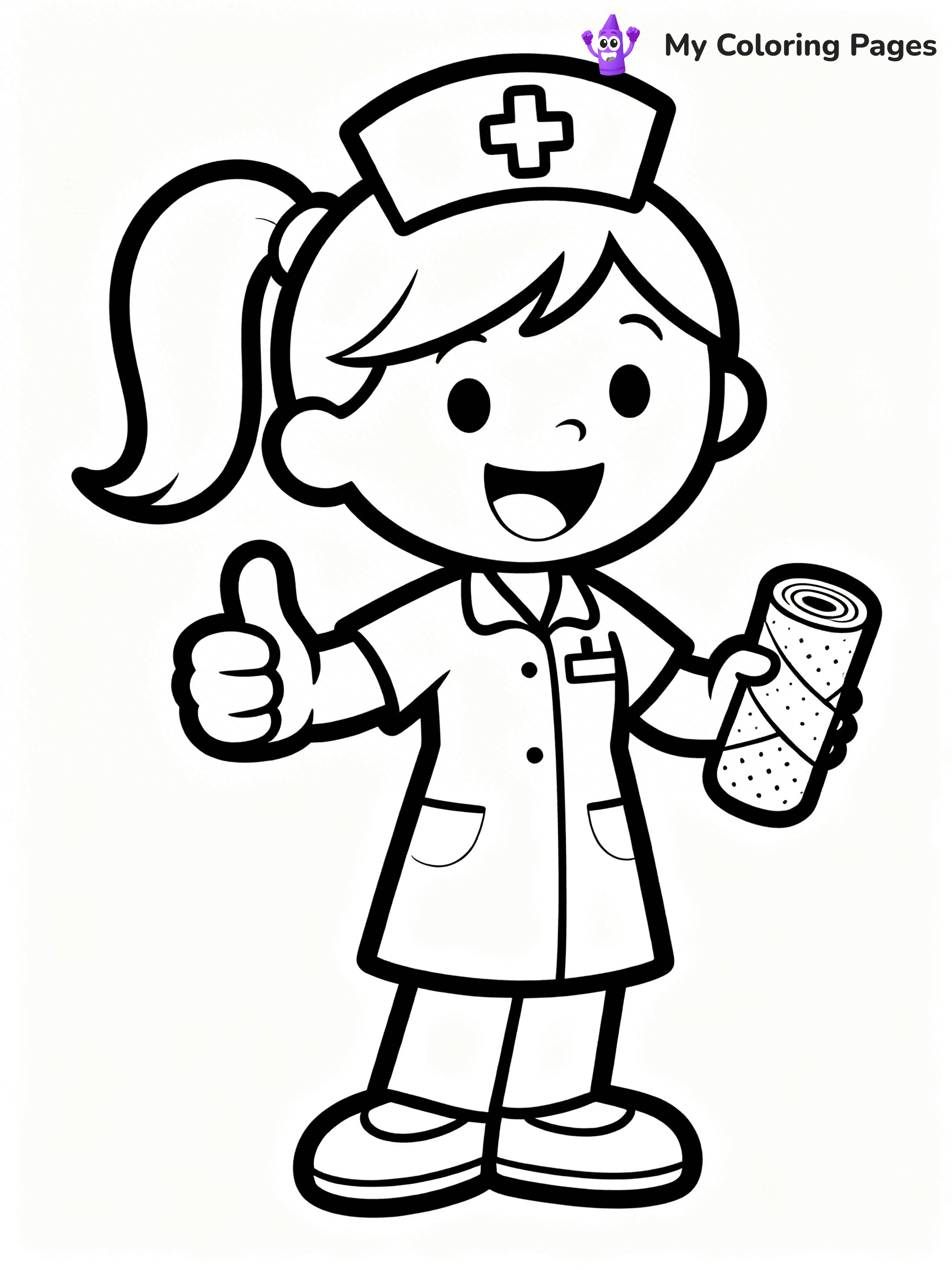 Nurse Coloring Pages - 2