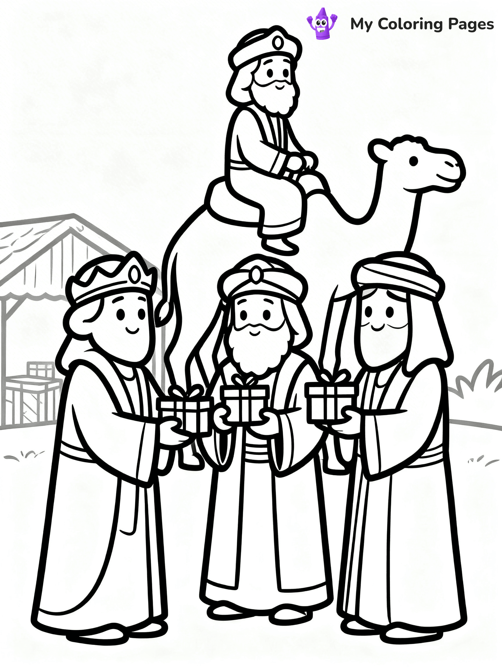 Manger Coloring Pages - 23