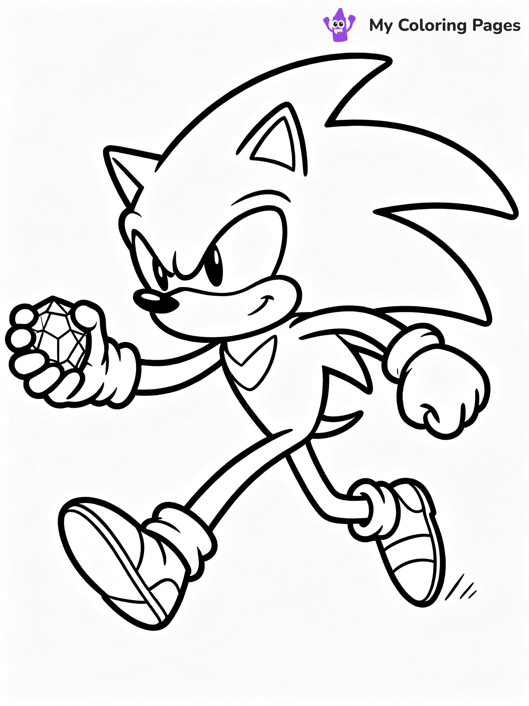 ⚠️ CRITICAL REQUIREMENT - ABSOLUTE BLACK AND WHITE ONLY ⚠️
This MUST be a BLACK AND WHITE line drawing ONLY. NO COLORS whatsoever.
- ONLY pure black lines (#000000) on pure white background (#FFFFFF)
- ABSOLUTELY NO colors, NO shading, NO gradients, NO grayscale
- If there are ANY colors in the output, the image is REJECTED
- This is a COLORING PAGE - meant to be COLORED IN by children
- The output must be UNCOLORED line art ready for coloring
⚠️ SUBJECT TO DRAW: Shadow the Hedgehog from Sonic in anime-inspired style, striking a dynamic running pose, chaos emerald in hand
(REMEMBER: Output must be BLACK AND WHITE line art only, NOT colored!)
# COLORING PAGE: BLACK OUTLINES ONLY - WHITE BACKGROUND MANDATORY
Create a **coloring book page** using EXACTLY two values: black lines, white space.
## NON-NEGOTIABLE BINARY RULES
- **ONLY #000000 (black) and #FFFFFF (white)** - NO other values exist
- **EVERY PIXEL = BLACK OR WHITE** - no gray/shading/antialiasing
- **WHITE BACKGROUND MANDATORY** - entire canvas stays white
- **ALL SHAPES HOLLOW** - everything is empty outlines waiting to be colored
- **FORBIDDEN:** fills, shading, gradients, patterns, textures, colors
- **NO SOLID REGIONS** - if it's not a thin line, it's wrong
## Universal Line Standards
- Black outlines ONLY - thin, uniform weight
- Every shape completely empty inside
- Closed contours suitable for coloring
- Simple flat illustration - zero depth/3D/realism
- **Style:** Whimsical Doodle Art Alley - rounded, friendly outlines (unless specified)
## Everything = Outline Only
- Characters/animals: hollow shapes
- Objects/clothing: empty contours
- Backgrounds/scenery: line work only
- Natural elements: outlined forms
- Dark/night areas: don't exist (use outlined symbols)
- Textures/patterns: convert to simple lines
## The Test
Can a child color EVERY white space with crayons? If any area is pre-filled/shaded/gray or colored in, it FAILS. Every shape must be waiting to receive color.
**FINAL OUTPUT**: Binary coloring page. Black lines define shapes. White spaces ready for coloring. Nothing else exists. No exceptions. Print-ready.
⚠️ FINAL REMINDER: Draw the subject "Shadow the Hedgehog from Sonic in anime-inspired style, striking a dynamic running pose, chaos emerald in hand" as BLACK AND WHITE line art. Zero colors in output.