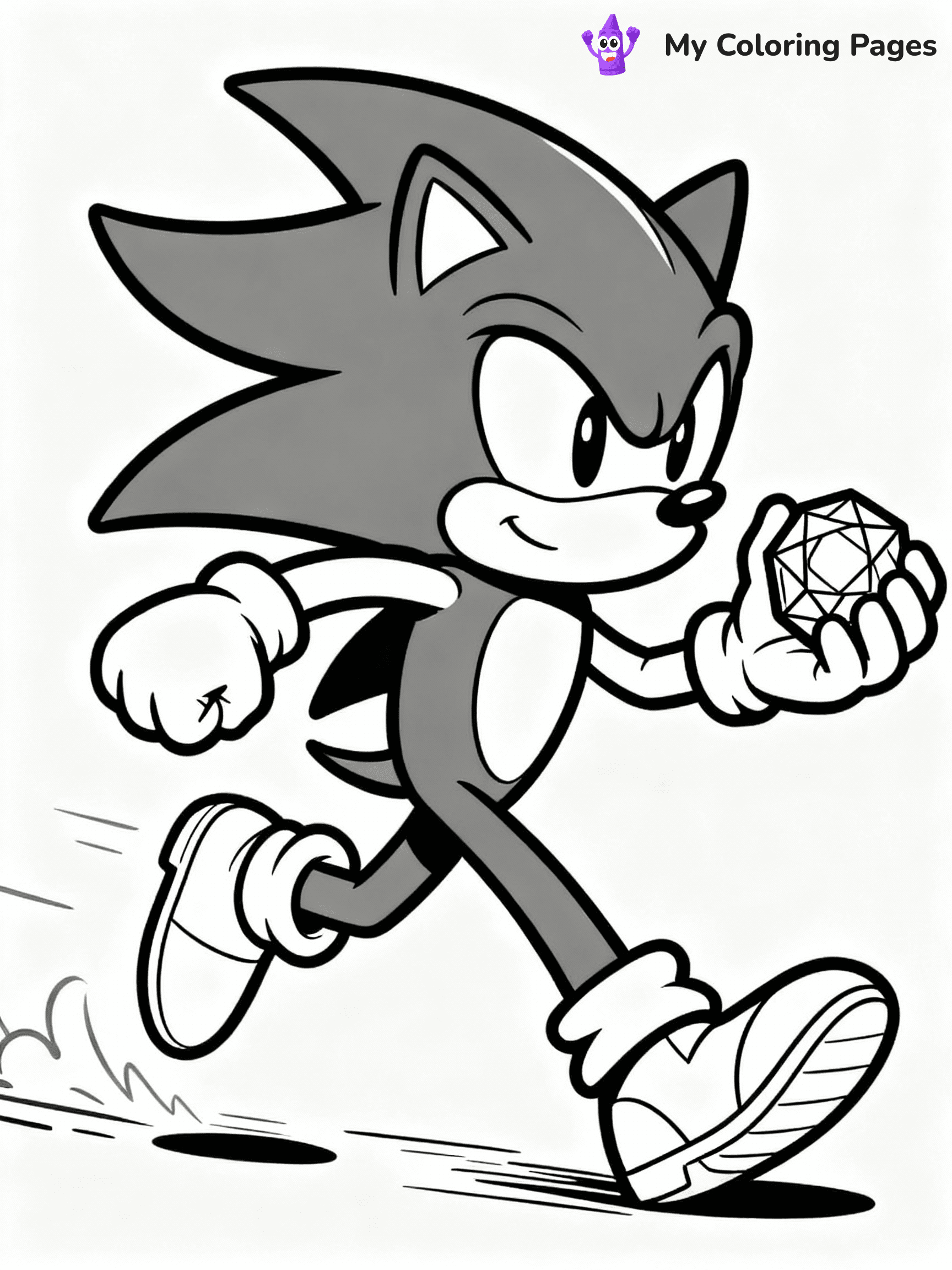 ⚠️ CRITICAL REQUIREMENT - ABSOLUTE BLACK AND WHITE ONLY ⚠️
This MUST be a BLACK AND WHITE line drawing ONLY. NO COLORS whatsoever.
- ONLY pure black lines (#000000) on pure white background (#FFFFFF)
- ABSOLUTELY NO colors, NO shading, NO gradients, NO grayscale
- If there are ANY colors in the output, the image is REJECTED
- This is a COLORING PAGE - meant to be COLORED IN by children
- The output must be UNCOLORED line art ready for coloring
⚠️ SUBJECT TO DRAW: Shadow the Hedgehog from Sonic in anime-inspired style, striking a dynamic running pose, chaos emerald in hand
(REMEMBER: Output must be BLACK AND WHITE line art only, NOT colored!)
# COLORING PAGE: BLACK OUTLINES ONLY - WHITE BACKGROUND MANDATORY
Create a **coloring book page** using EXACTLY two values: black lines, white space.
## NON-NEGOTIABLE BINARY RULES
- **ONLY #000000 (black) and #FFFFFF (white)** - NO other values exist
- **EVERY PIXEL = BLACK OR WHITE** - no gray/shading/antialiasing
- **WHITE BACKGROUND MANDATORY** - entire canvas stays white
- **ALL SHAPES HOLLOW** - everything is empty outlines waiting to be colored
- **FORBIDDEN:** fills, shading, gradients, patterns, textures, colors
- **NO SOLID REGIONS** - if it's not a thin line, it's wrong
## Universal Line Standards
- Black outlines ONLY - thin, uniform weight
- Every shape completely empty inside
- Closed contours suitable for coloring
- Simple flat illustration - zero depth/3D/realism
- **Style:** Whimsical Doodle Art Alley - rounded, friendly outlines (unless specified)
## Everything = Outline Only
- Characters/animals: hollow shapes
- Objects/clothing: empty contours
- Backgrounds/scenery: line work only
- Natural elements: outlined forms
- Dark/night areas: don't exist (use outlined symbols)
- Textures/patterns: convert to simple lines
## The Test
Can a child color EVERY white space with crayons? If any area is pre-filled/shaded/gray or colored in, it FAILS. Every shape must be waiting to receive color.
**FINAL OUTPUT**: Binary coloring page. Black lines define shapes. White spaces ready for coloring. Nothing else exists. No exceptions. Print-ready.
⚠️ FINAL REMINDER: Draw the subject "Shadow the Hedgehog from Sonic in anime-inspired style, striking a dynamic running pose, chaos emerald in hand" as BLACK AND WHITE line art. Zero colors in output.