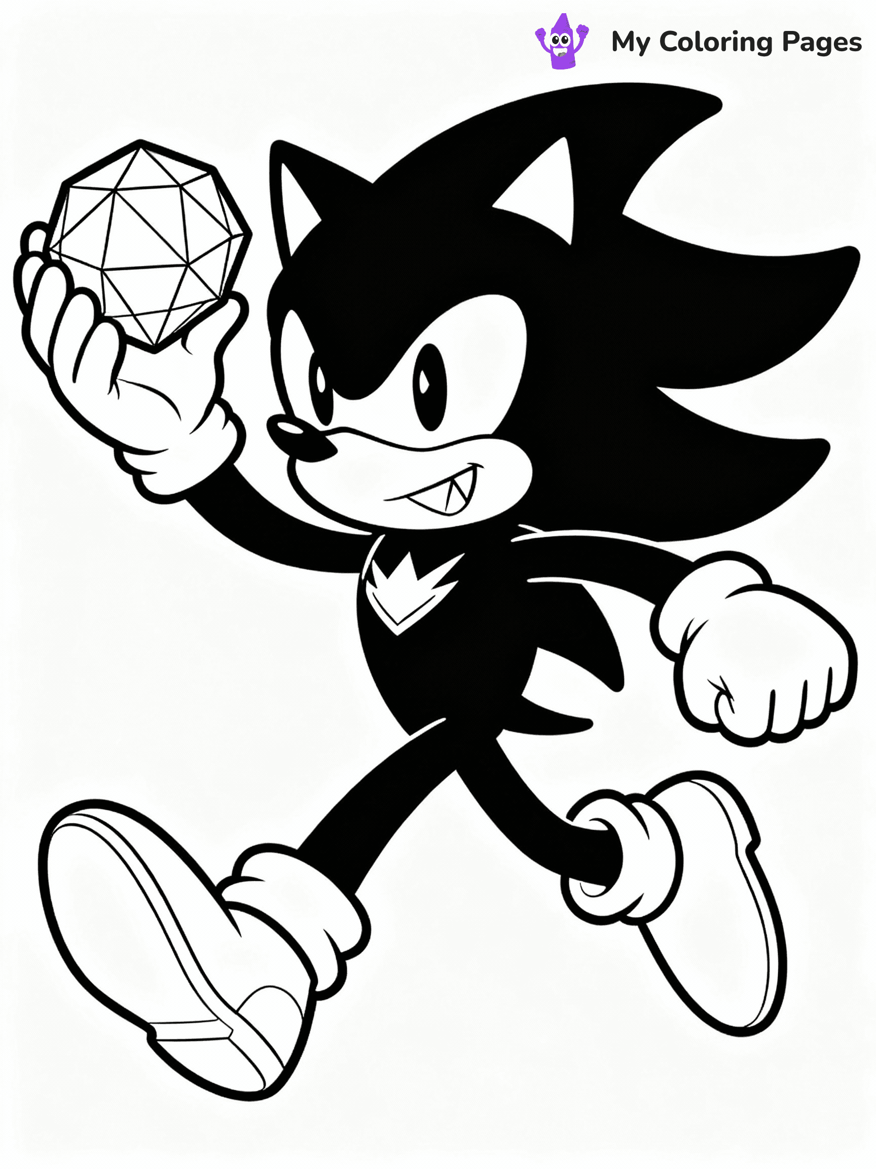 ⚠️ CRITICAL REQUIREMENT - ABSOLUTE BLACK AND WHITE ONLY ⚠️
This MUST be a BLACK AND WHITE line drawing ONLY. NO COLORS whatsoever.
- ONLY pure black lines (#000000) on pure white background (#FFFFFF)
- ABSOLUTELY NO colors, NO shading, NO gradients, NO grayscale
- If there are ANY colors in the output, the image is REJECTED
- This is a COLORING PAGE - meant to be COLORED IN by children
- The output must be UNCOLORED line art ready for coloring
⚠️ SUBJECT TO DRAW: Shadow the Hedgehog from Sonic in anime-inspired style, striking a dynamic running pose, chaos emerald in hand
(REMEMBER: Output must be BLACK AND WHITE line art only, NOT colored!)
# COLORING PAGE: BLACK OUTLINES ONLY - WHITE BACKGROUND MANDATORY
Create a **coloring book page** using EXACTLY two values: black lines, white space.
## NON-NEGOTIABLE BINARY RULES
- **ONLY #000000 (black) and #FFFFFF (white)** - NO other values exist
- **EVERY PIXEL = BLACK OR WHITE** - no gray/shading/antialiasing
- **WHITE BACKGROUND MANDATORY** - entire canvas stays white
- **ALL SHAPES HOLLOW** - everything is empty outlines waiting to be colored
- **FORBIDDEN:** fills, shading, gradients, patterns, textures, colors
- **NO SOLID REGIONS** - if it's not a thin line, it's wrong
## Universal Line Standards
- Black outlines ONLY - thin, uniform weight
- Every shape completely empty inside
- Closed contours suitable for coloring
- Simple flat illustration - zero depth/3D/realism
- **Style:** Whimsical Doodle Art Alley - rounded, friendly outlines (unless specified)
## Everything = Outline Only
- Characters/animals: hollow shapes
- Objects/clothing: empty contours
- Backgrounds/scenery: line work only
- Natural elements: outlined forms
- Dark/night areas: don't exist (use outlined symbols)
- Textures/patterns: convert to simple lines
## The Test
Can a child color EVERY white space with crayons? If any area is pre-filled/shaded/gray or colored in, it FAILS. Every shape must be waiting to receive color.
**FINAL OUTPUT**: Binary coloring page. Black lines define shapes. White spaces ready for coloring. Nothing else exists. No exceptions. Print-ready.
⚠️ FINAL REMINDER: Draw the subject "Shadow the Hedgehog from Sonic in anime-inspired style, striking a dynamic running pose, chaos emerald in hand" as BLACK AND WHITE line art. Zero colors in output.