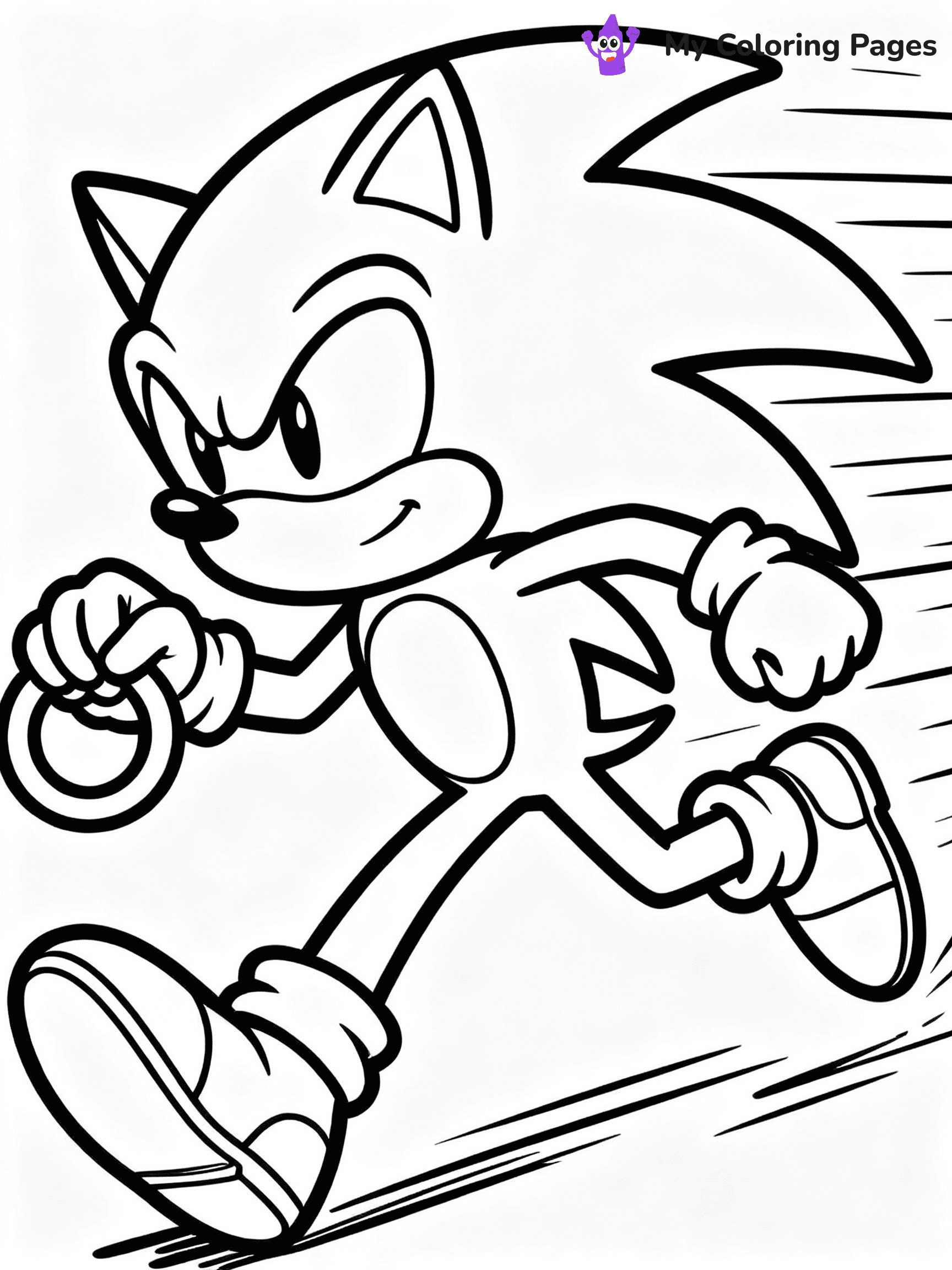 ⚠️ CRITICAL REQUIREMENT - ABSOLUTE BLACK AND WHITE ONLY ⚠️
This MUST be a BLACK AND WHITE line drawing ONLY. NO COLORS whatsoever.
- ONLY pure black lines (#000000) on pure white background (#FFFFFF)
- ABSOLUTELY NO colors, NO shading, NO gradients, NO grayscale
- If there are ANY colors in the output, the image is REJECTED
- This is a COLORING PAGE - meant to be COLORED IN by children
- The output must be UNCOLORED line art ready for coloring
⚠️ SUBJECT TO DRAW: Sonic the Hedgehog in vibrant game-accurate style, bursting forward in a rapid boost dash ring in hand.
(REMEMBER: Output must be BLACK AND WHITE line art only, NOT colored!)
# COLORING PAGE: BLACK OUTLINES ONLY - WHITE BACKGROUND MANDATORY
Create a **coloring book page** using EXACTLY two values: black lines, white space.
## NON-NEGOTIABLE BINARY RULES
- **ONLY #000000 (black) and #FFFFFF (white)** - NO other values exist
- **EVERY PIXEL = BLACK OR WHITE** - no gray/shading/antialiasing
- **WHITE BACKGROUND MANDATORY** - entire canvas stays white
- **ALL SHAPES HOLLOW** - everything is empty outlines waiting to be colored
- **FORBIDDEN:** fills, shading, gradients, patterns, textures, colors
- **NO SOLID REGIONS** - if it's not a thin line, it's wrong
## Universal Line Standards
- Black outlines ONLY - thin, uniform weight
- Every shape completely empty inside
- Closed contours suitable for coloring
- Simple flat illustration - zero depth/3D/realism
- **Style:** Whimsical Doodle Art Alley - rounded, friendly outlines (unless specified)
## Everything = Outline Only
- Characters/animals: hollow shapes
- Objects/clothing: empty contours
- Backgrounds/scenery: line work only
- Natural elements: outlined forms
- Dark/night areas: don't exist (use outlined symbols)
- Textures/patterns: convert to simple lines
## The Test
Can a child color EVERY white space with crayons? If any area is pre-filled/shaded/gray or colored in, it FAILS. Every shape must be waiting to receive color.
**FINAL OUTPUT**: Binary coloring page. Black lines define shapes. White spaces ready for coloring. Nothing else exists. No exceptions. Print-ready.
⚠️ FINAL REMINDER: Draw the subject "Sonic the Hedgehog in vibrant game-accurate style, bursting forward in a rapid boost dash ring in hand." as BLACK AND WHITE line art. Zero colors in output.