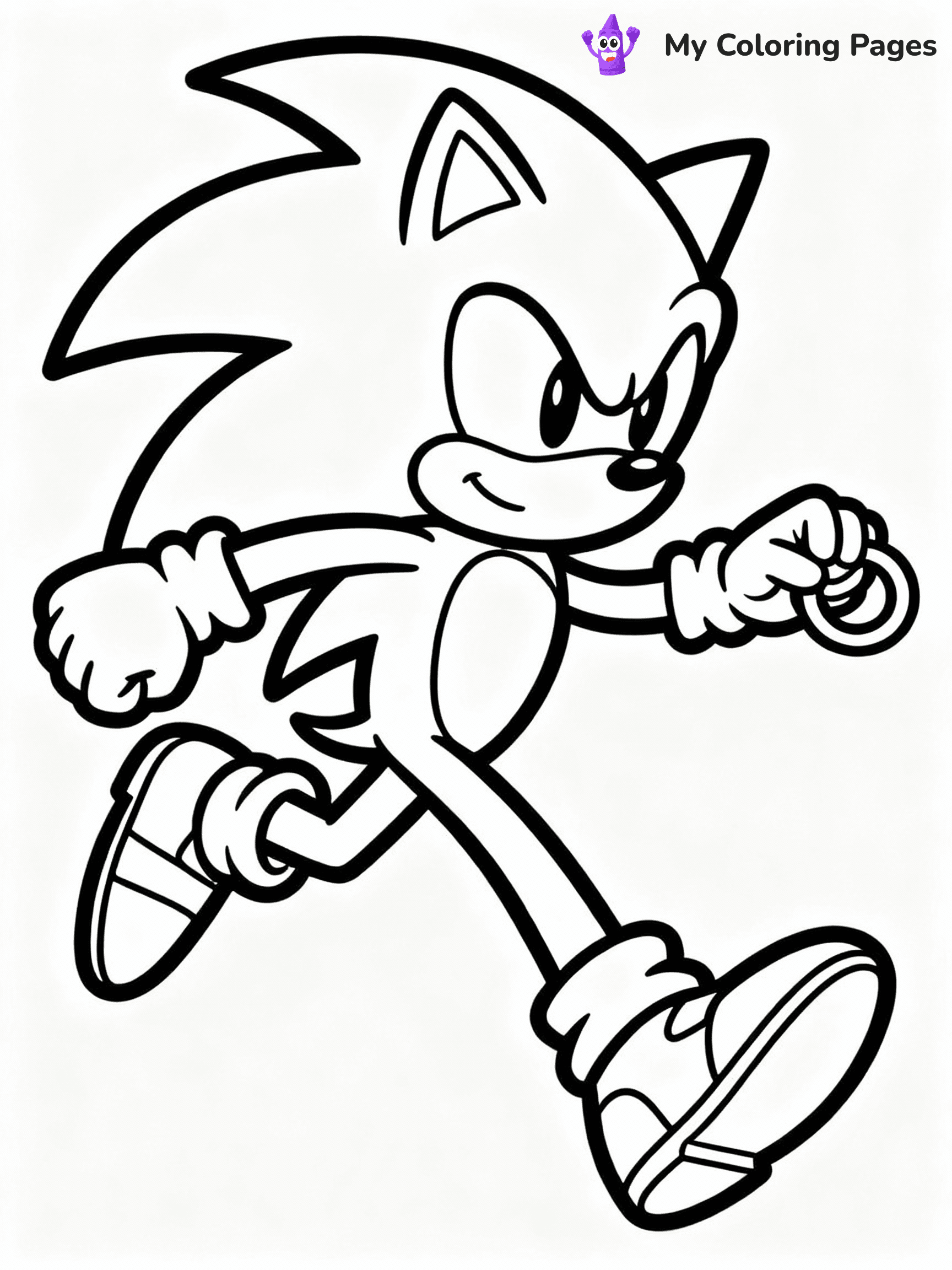 ⚠️ CRITICAL REQUIREMENT - ABSOLUTE BLACK AND WHITE ONLY ⚠️
This MUST be a BLACK AND WHITE line drawing ONLY. NO COLORS whatsoever.
- ONLY pure black lines (#000000) on pure white background (#FFFFFF)
- ABSOLUTELY NO colors, NO shading, NO gradients, NO grayscale
- If there are ANY colors in the output, the image is REJECTED
- This is a COLORING PAGE - meant to be COLORED IN by children
- The output must be UNCOLORED line art ready for coloring
⚠️ SUBJECT TO DRAW: Sonic the Hedgehog in vibrant game-accurate style, bursting forward in a rapid boost dash ring in hand.
(REMEMBER: Output must be BLACK AND WHITE line art only, NOT colored!)
# COLORING PAGE: BLACK OUTLINES ONLY - WHITE BACKGROUND MANDATORY
Create a **coloring book page** using EXACTLY two values: black lines, white space.
## NON-NEGOTIABLE BINARY RULES
- **ONLY #000000 (black) and #FFFFFF (white)** - NO other values exist
- **EVERY PIXEL = BLACK OR WHITE** - no gray/shading/antialiasing
- **WHITE BACKGROUND MANDATORY** - entire canvas stays white
- **ALL SHAPES HOLLOW** - everything is empty outlines waiting to be colored
- **FORBIDDEN:** fills, shading, gradients, patterns, textures, colors
- **NO SOLID REGIONS** - if it's not a thin line, it's wrong
## Universal Line Standards
- Black outlines ONLY - thin, uniform weight
- Every shape completely empty inside
- Closed contours suitable for coloring
- Simple flat illustration - zero depth/3D/realism
- **Style:** Whimsical Doodle Art Alley - rounded, friendly outlines (unless specified)
## Everything = Outline Only
- Characters/animals: hollow shapes
- Objects/clothing: empty contours
- Backgrounds/scenery: line work only
- Natural elements: outlined forms
- Dark/night areas: don't exist (use outlined symbols)
- Textures/patterns: convert to simple lines
## The Test
Can a child color EVERY white space with crayons? If any area is pre-filled/shaded/gray or colored in, it FAILS. Every shape must be waiting to receive color.
**FINAL OUTPUT**: Binary coloring page. Black lines define shapes. White spaces ready for coloring. Nothing else exists. No exceptions. Print-ready.
⚠️ FINAL REMINDER: Draw the subject "Sonic the Hedgehog in vibrant game-accurate style, bursting forward in a rapid boost dash ring in hand." as BLACK AND WHITE line art. Zero colors in output.