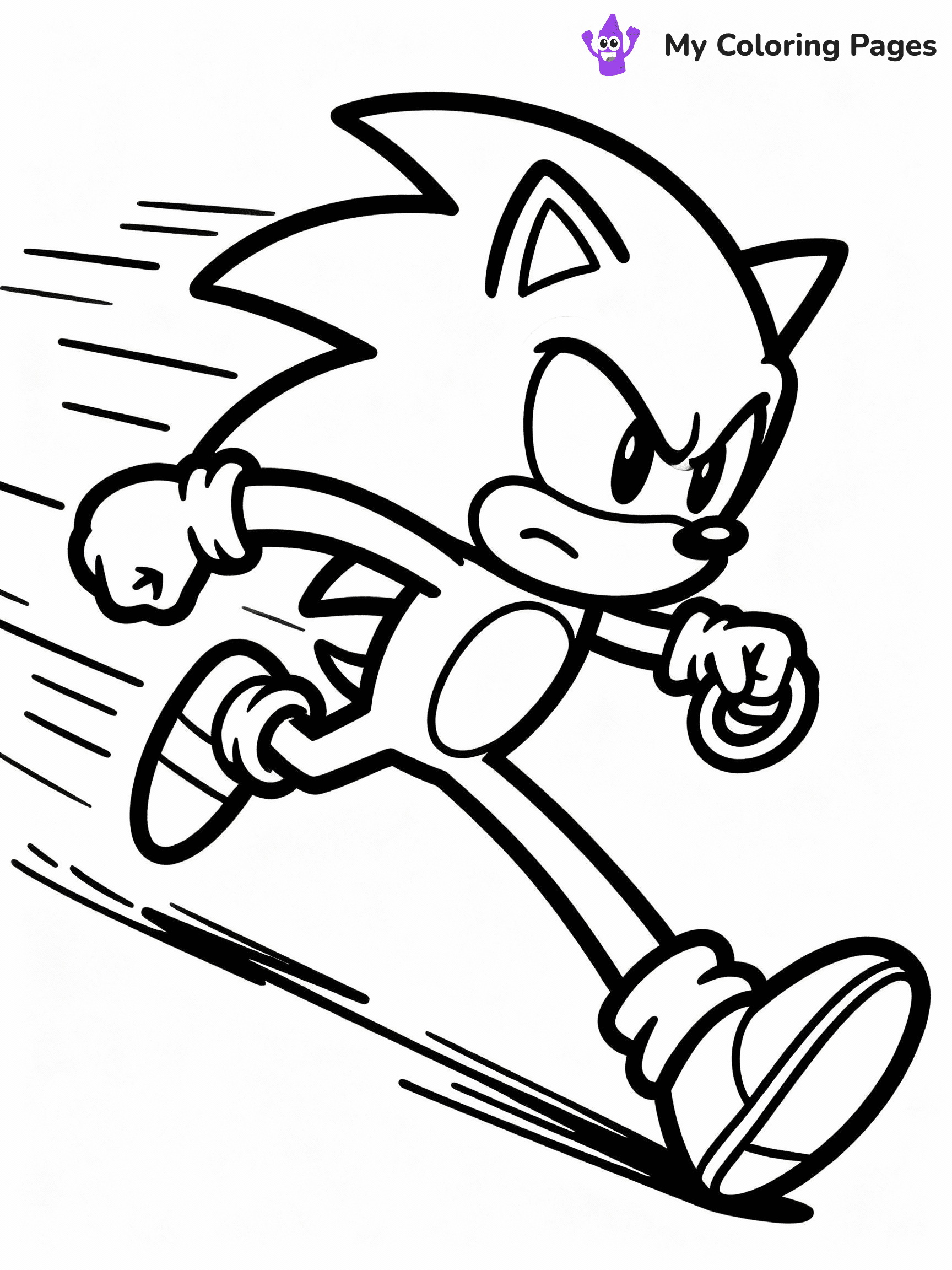 ⚠️ CRITICAL REQUIREMENT - ABSOLUTE BLACK AND WHITE ONLY ⚠️
This MUST be a BLACK AND WHITE line drawing ONLY. NO COLORS whatsoever.
- ONLY pure black lines (#000000) on pure white background (#FFFFFF)
- ABSOLUTELY NO colors, NO shading, NO gradients, NO grayscale
- If there are ANY colors in the output, the image is REJECTED
- This is a COLORING PAGE - meant to be COLORED IN by children
- The output must be UNCOLORED line art ready for coloring
⚠️ SUBJECT TO DRAW: Sonic the Hedgehog in vibrant game-accurate style, bursting forward in a rapid boost dash ring in hand.
(REMEMBER: Output must be BLACK AND WHITE line art only, NOT colored!)
# COLORING PAGE: BLACK OUTLINES ONLY - WHITE BACKGROUND MANDATORY
Create a **coloring book page** using EXACTLY two values: black lines, white space.
## NON-NEGOTIABLE BINARY RULES
- **ONLY #000000 (black) and #FFFFFF (white)** - NO other values exist
- **EVERY PIXEL = BLACK OR WHITE** - no gray/shading/antialiasing
- **WHITE BACKGROUND MANDATORY** - entire canvas stays white
- **ALL SHAPES HOLLOW** - everything is empty outlines waiting to be colored
- **FORBIDDEN:** fills, shading, gradients, patterns, textures, colors
- **NO SOLID REGIONS** - if it's not a thin line, it's wrong
## Universal Line Standards
- Black outlines ONLY - thin, uniform weight
- Every shape completely empty inside
- Closed contours suitable for coloring
- Simple flat illustration - zero depth/3D/realism
- **Style:** Whimsical Doodle Art Alley - rounded, friendly outlines (unless specified)
## Everything = Outline Only
- Characters/animals: hollow shapes
- Objects/clothing: empty contours
- Backgrounds/scenery: line work only
- Natural elements: outlined forms
- Dark/night areas: don't exist (use outlined symbols)
- Textures/patterns: convert to simple lines
## The Test
Can a child color EVERY white space with crayons? If any area is pre-filled/shaded/gray or colored in, it FAILS. Every shape must be waiting to receive color.
**FINAL OUTPUT**: Binary coloring page. Black lines define shapes. White spaces ready for coloring. Nothing else exists. No exceptions. Print-ready.
⚠️ FINAL REMINDER: Draw the subject "Sonic the Hedgehog in vibrant game-accurate style, bursting forward in a rapid boost dash ring in hand." as BLACK AND WHITE line art. Zero colors in output.