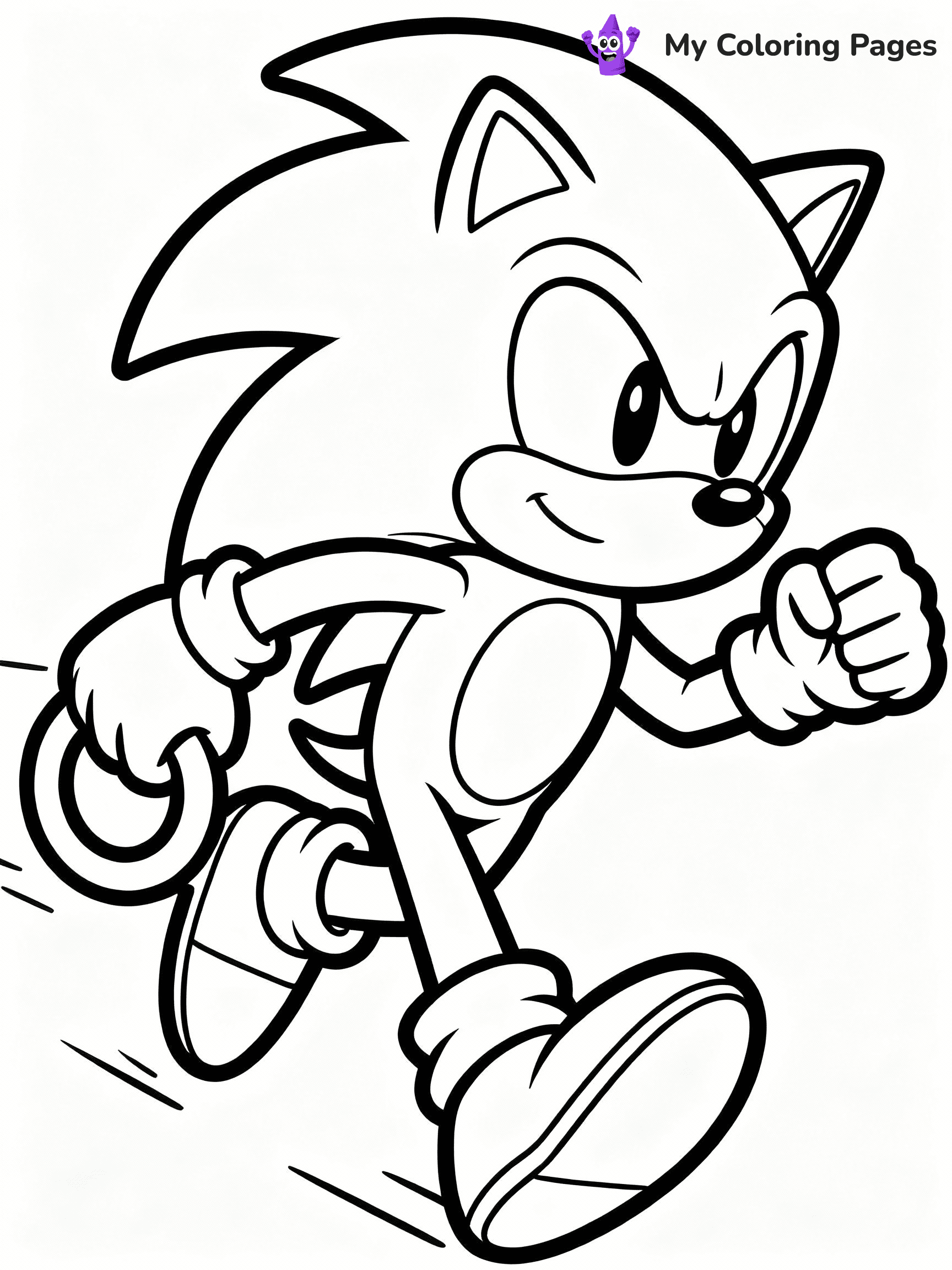 ⚠️ CRITICAL REQUIREMENT - ABSOLUTE BLACK AND WHITE ONLY ⚠️
This MUST be a BLACK AND WHITE line drawing ONLY. NO COLORS whatsoever.
- ONLY pure black lines (#000000) on pure white background (#FFFFFF)
- ABSOLUTELY NO colors, NO shading, NO gradients, NO grayscale
- If there are ANY colors in the output, the image is REJECTED
- This is a COLORING PAGE - meant to be COLORED IN by children
- The output must be UNCOLORED line art ready for coloring
⚠️ SUBJECT TO DRAW: Sonic the Hedgehog in vibrant game-accurate style, bursting forward in a rapid boost dash ring in hand.
(REMEMBER: Output must be BLACK AND WHITE line art only, NOT colored!)
# COLORING PAGE: BLACK OUTLINES ONLY - WHITE BACKGROUND MANDATORY
Create a **coloring book page** using EXACTLY two values: black lines, white space.
## NON-NEGOTIABLE BINARY RULES
- **ONLY #000000 (black) and #FFFFFF (white)** - NO other values exist
- **EVERY PIXEL = BLACK OR WHITE** - no gray/shading/antialiasing
- **WHITE BACKGROUND MANDATORY** - entire canvas stays white
- **ALL SHAPES HOLLOW** - everything is empty outlines waiting to be colored
- **FORBIDDEN:** fills, shading, gradients, patterns, textures, colors
- **NO SOLID REGIONS** - if it's not a thin line, it's wrong
## Universal Line Standards
- Black outlines ONLY - thin, uniform weight
- Every shape completely empty inside
- Closed contours suitable for coloring
- Simple flat illustration - zero depth/3D/realism
- **Style:** Whimsical Doodle Art Alley - rounded, friendly outlines (unless specified)
## Everything = Outline Only
- Characters/animals: hollow shapes
- Objects/clothing: empty contours
- Backgrounds/scenery: line work only
- Natural elements: outlined forms
- Dark/night areas: don't exist (use outlined symbols)
- Textures/patterns: convert to simple lines
## The Test
Can a child color EVERY white space with crayons? If any area is pre-filled/shaded/gray or colored in, it FAILS. Every shape must be waiting to receive color.
**FINAL OUTPUT**: Binary coloring page. Black lines define shapes. White spaces ready for coloring. Nothing else exists. No exceptions. Print-ready.
⚠️ FINAL REMINDER: Draw the subject "Sonic the Hedgehog in vibrant game-accurate style, bursting forward in a rapid boost dash ring in hand." as BLACK AND WHITE line art. Zero colors in output.