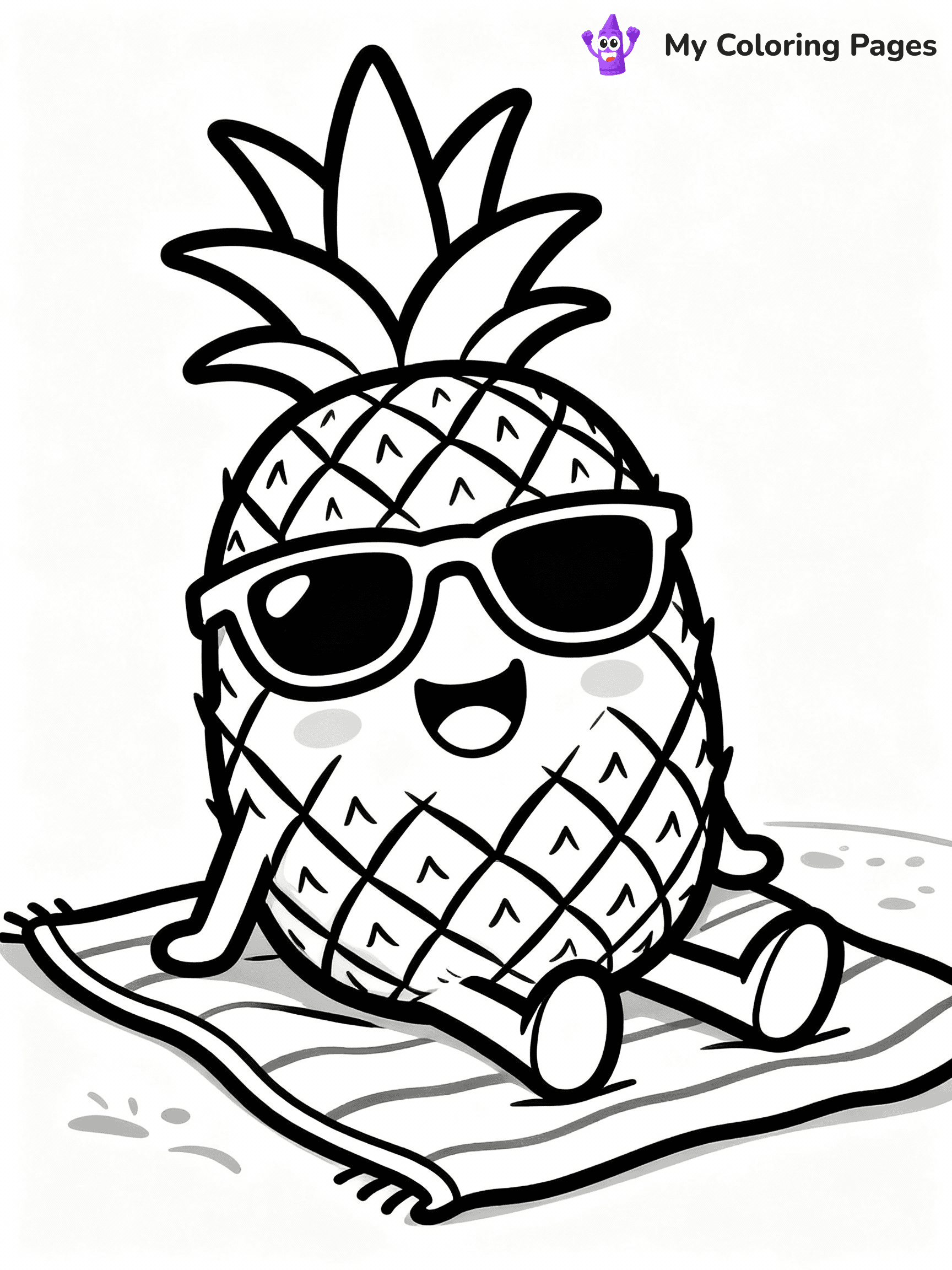Pineapple Coloring Pages - 32