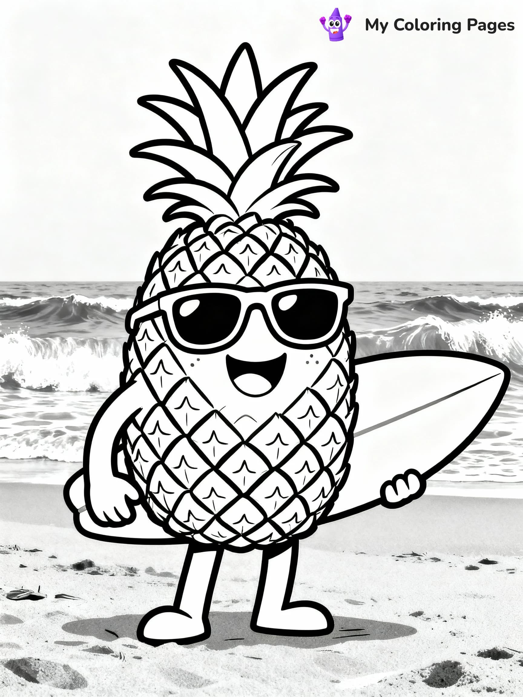 Pineapple Coloring Pages - 16