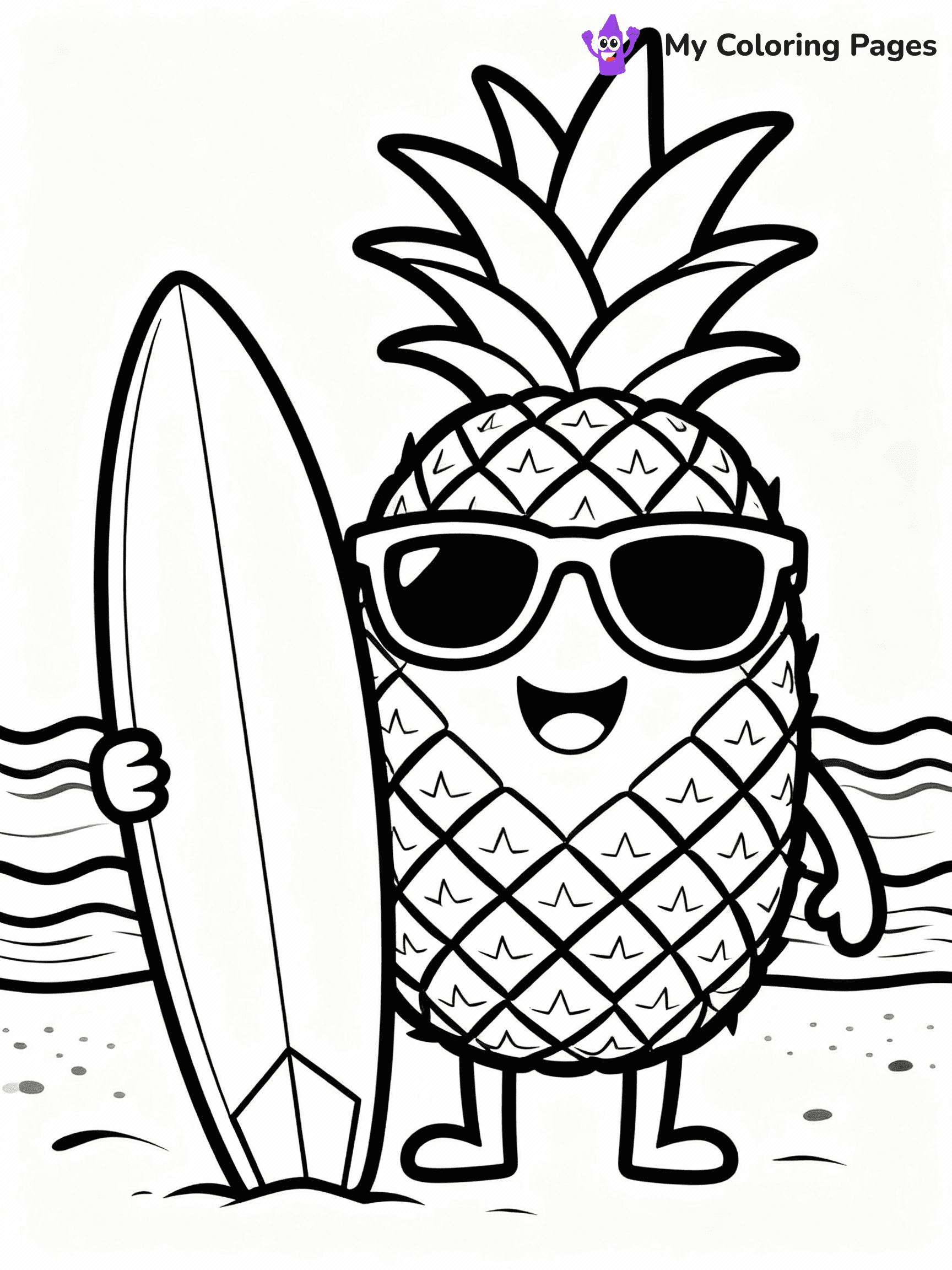 Pineapple Coloring Pages - 15
