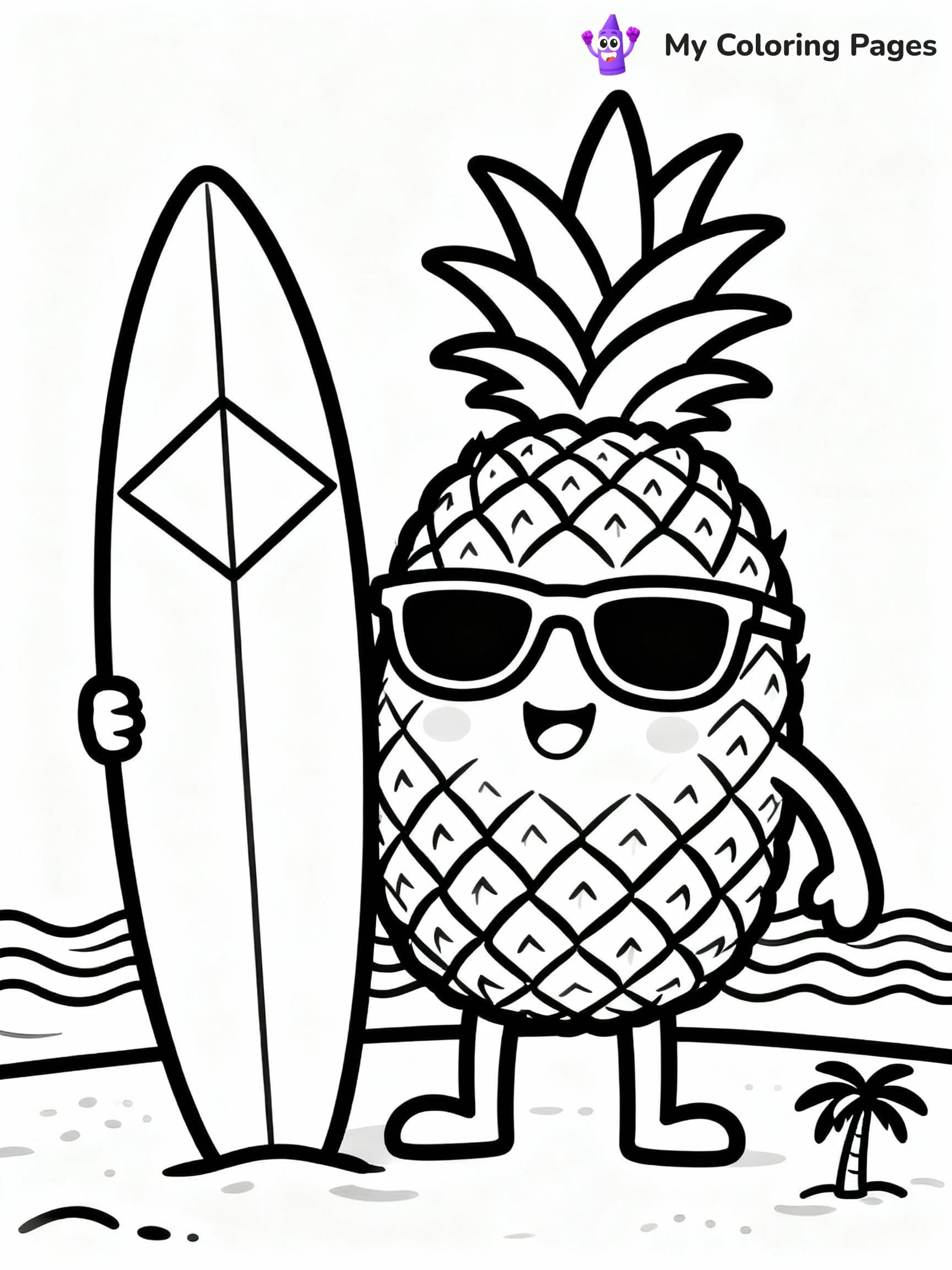 Pineapple Coloring Pages - 14