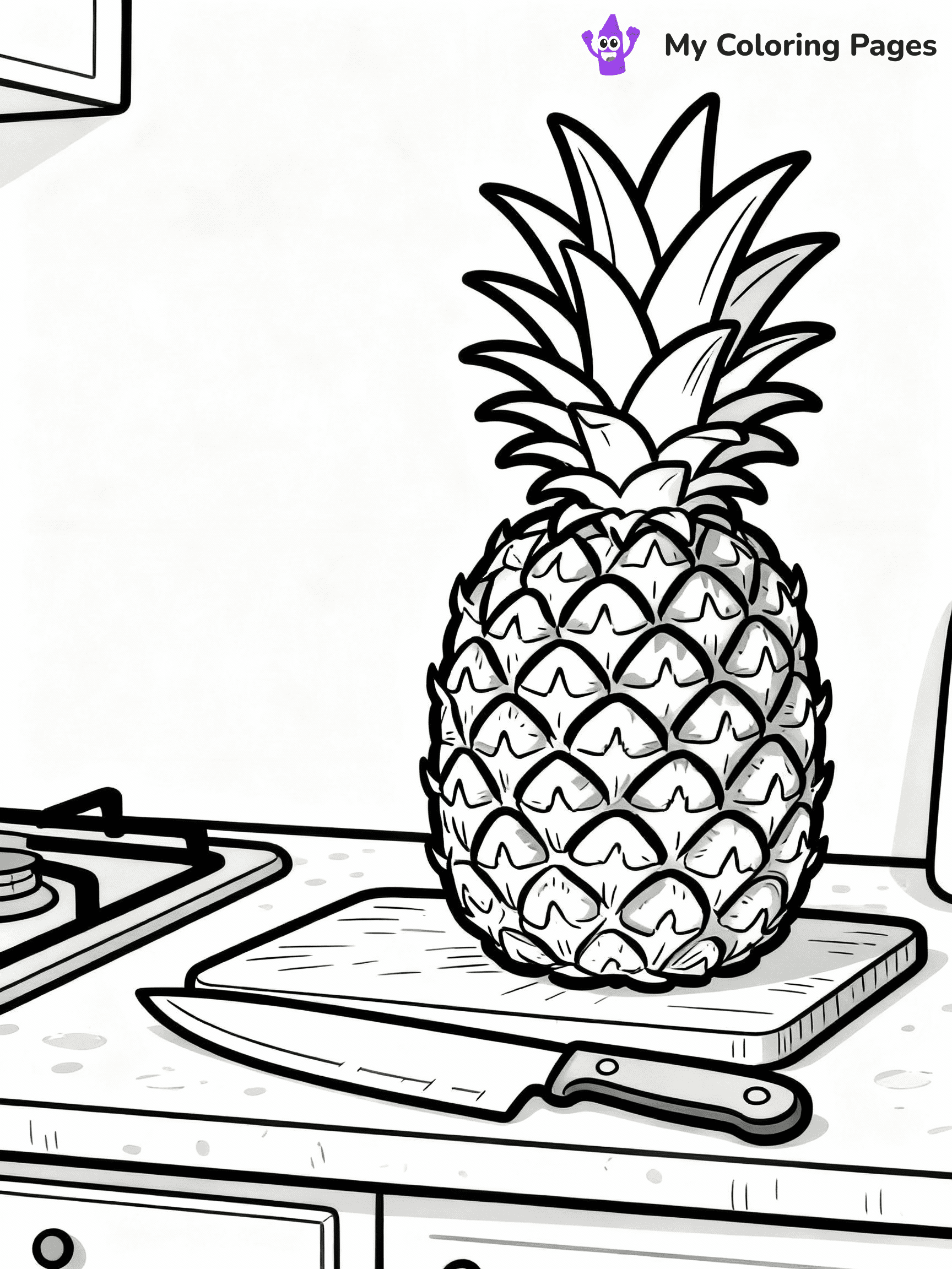 Pineapple Coloring Pages - 10