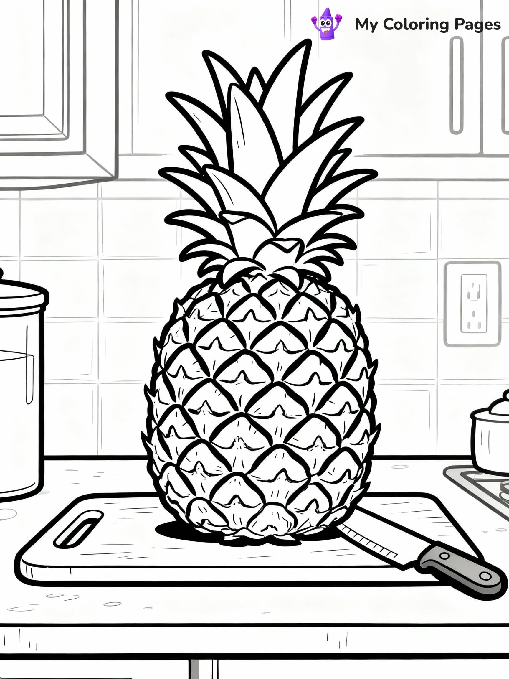 Pineapple Coloring Pages - 9