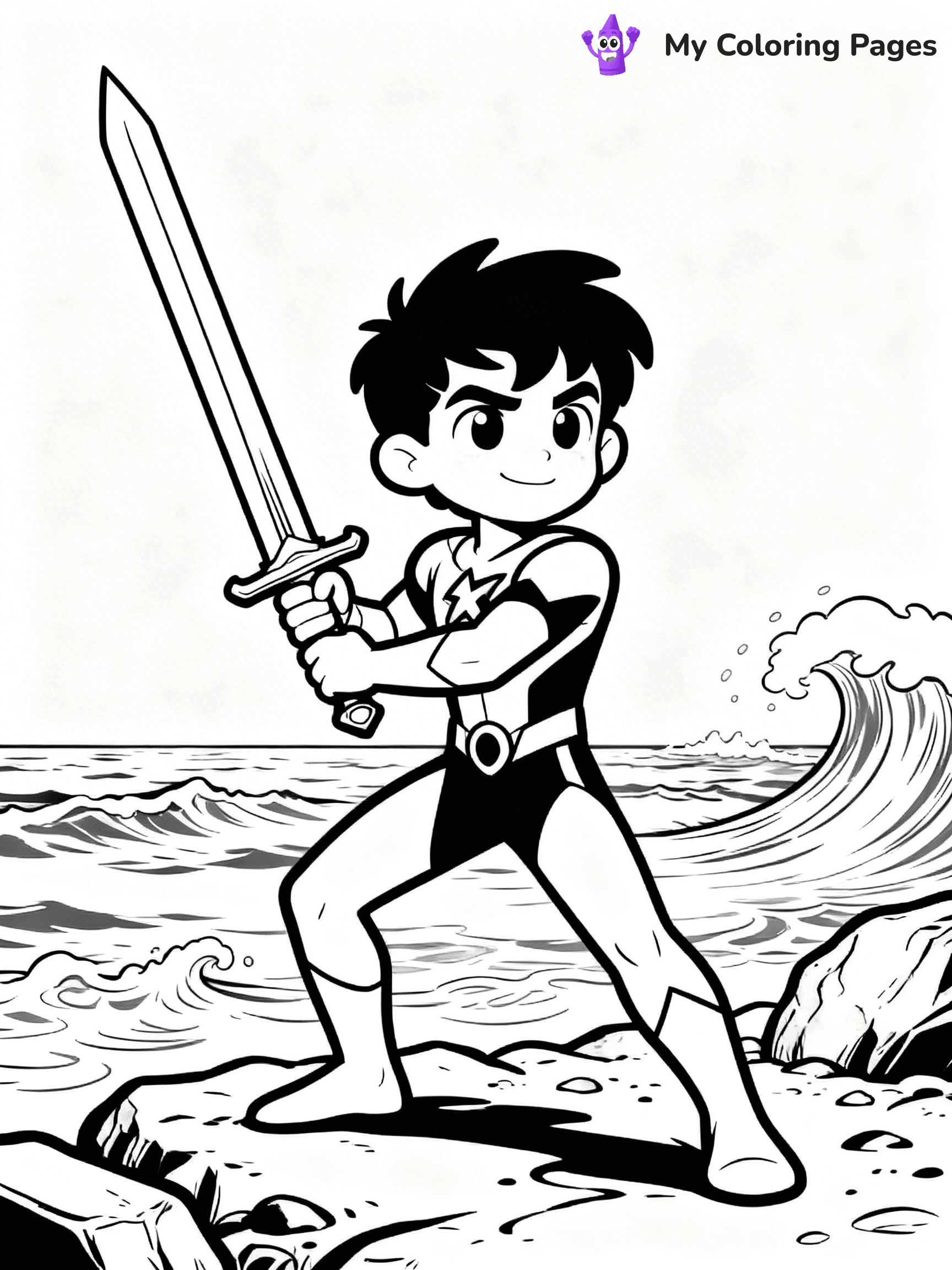 Aquaman Coloring Pages - 29