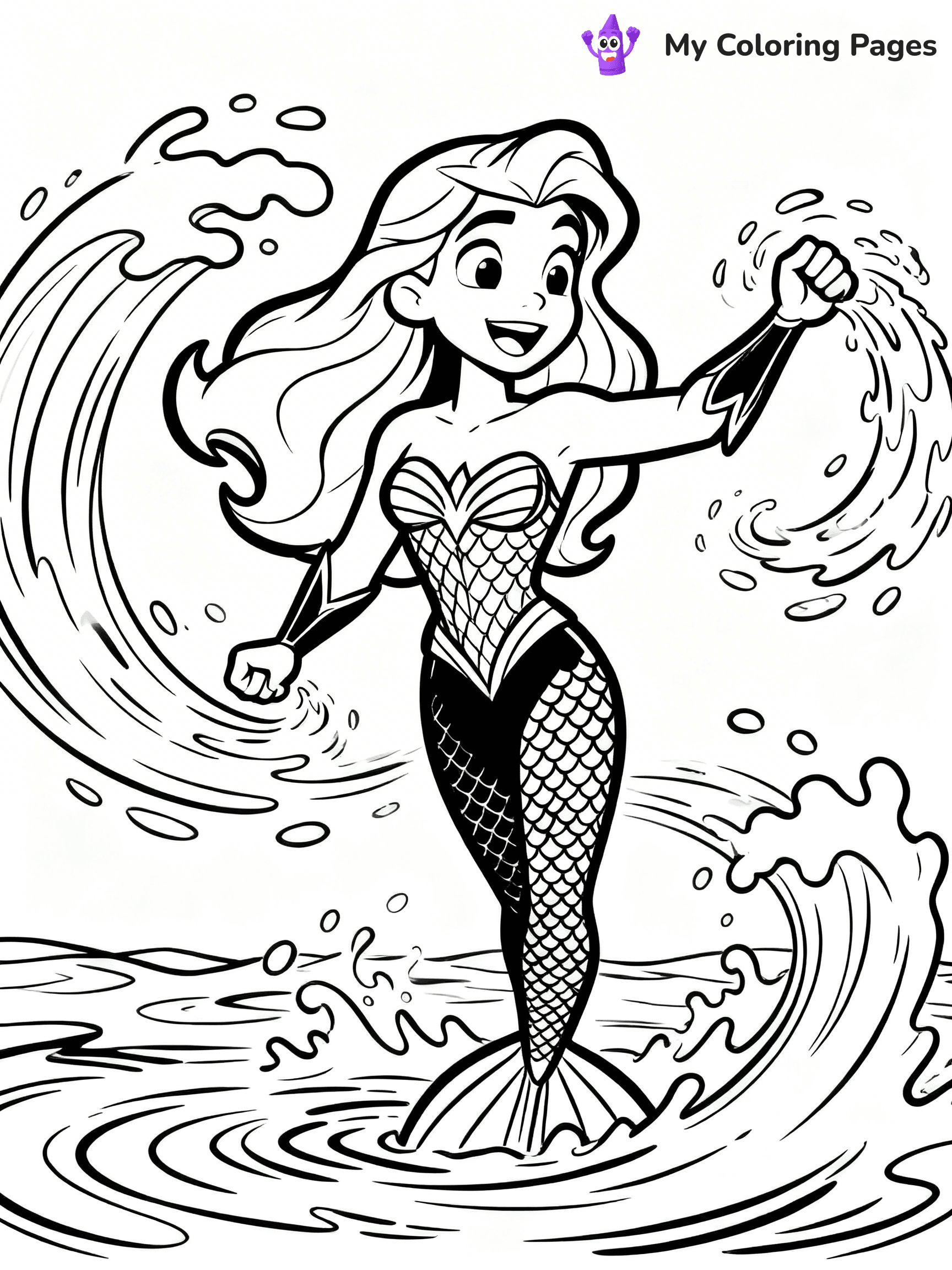 Aquaman Coloring Pages - 24