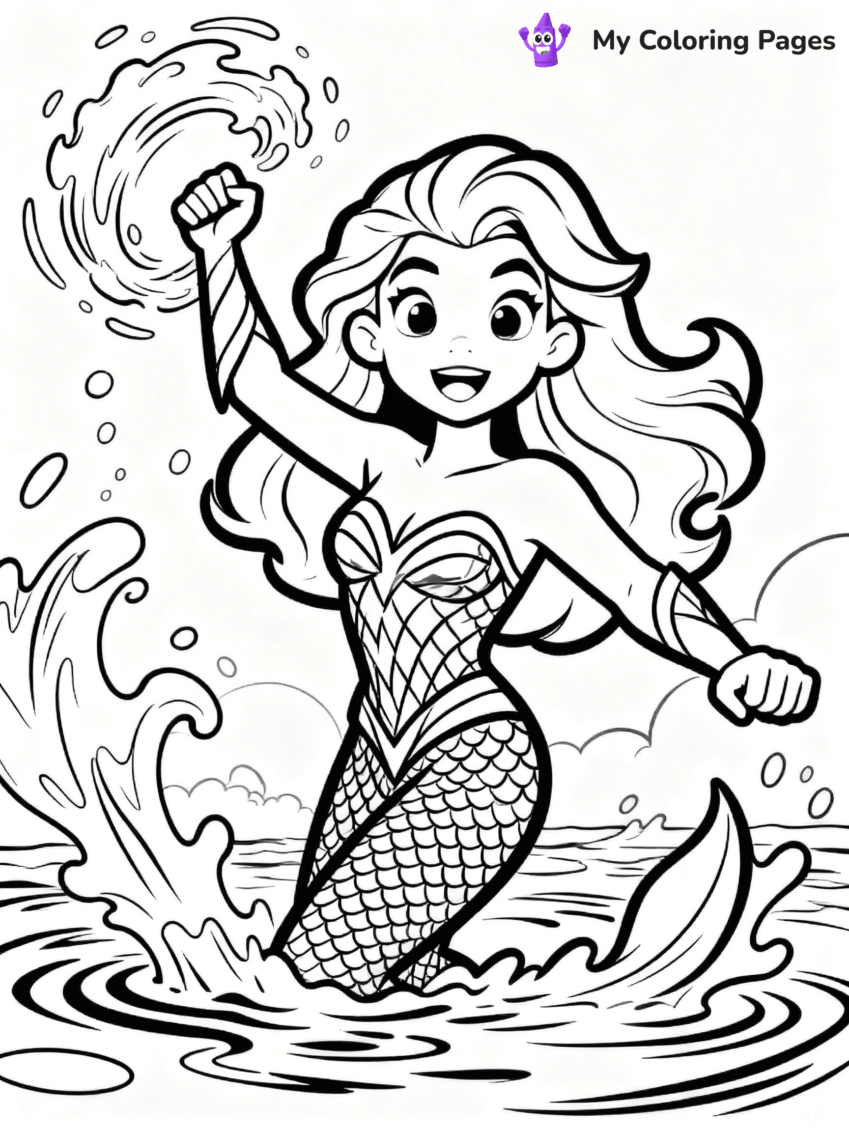 Aquaman Coloring Pages - 22