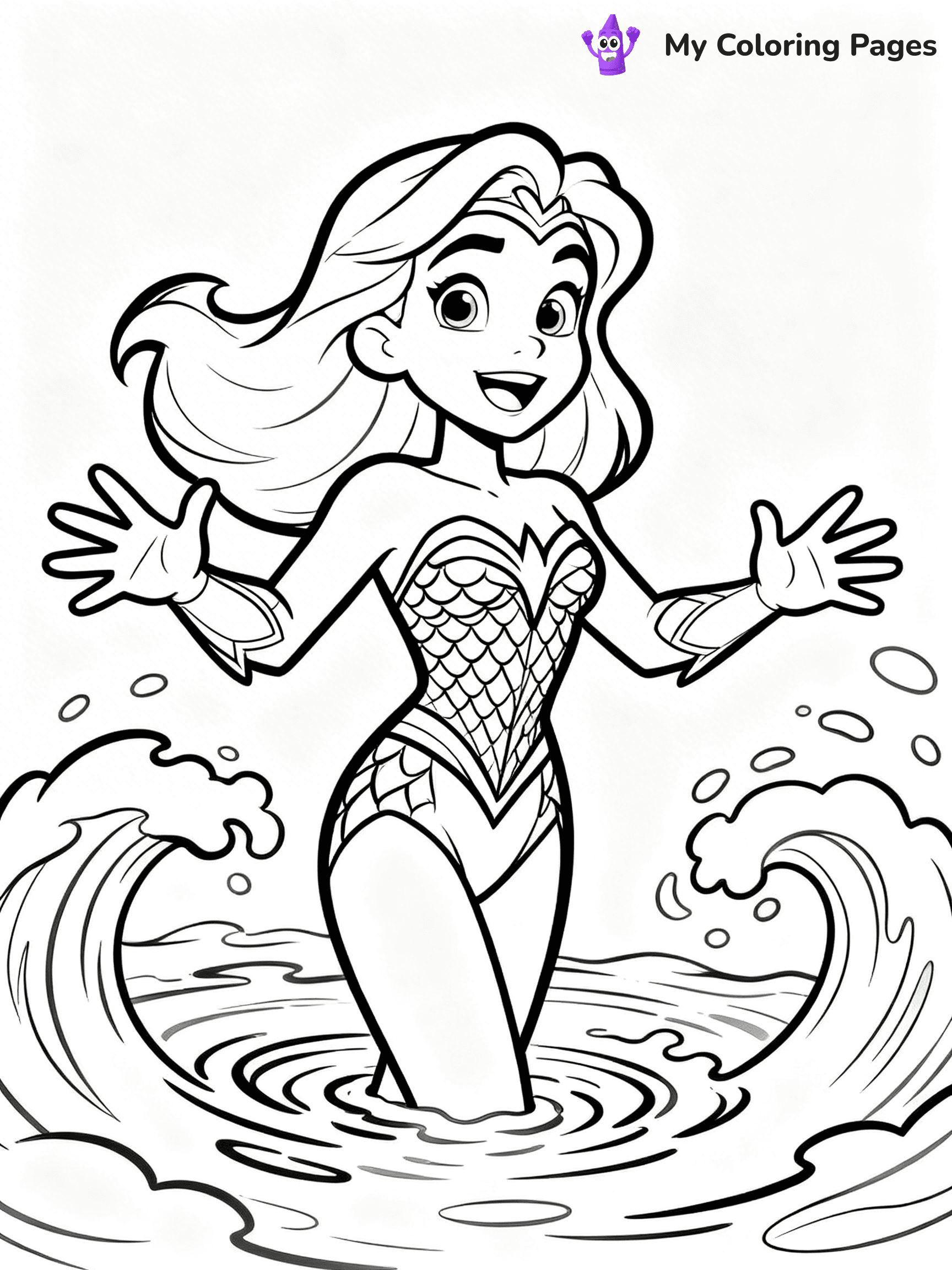 Aquaman Coloring Pages - 21