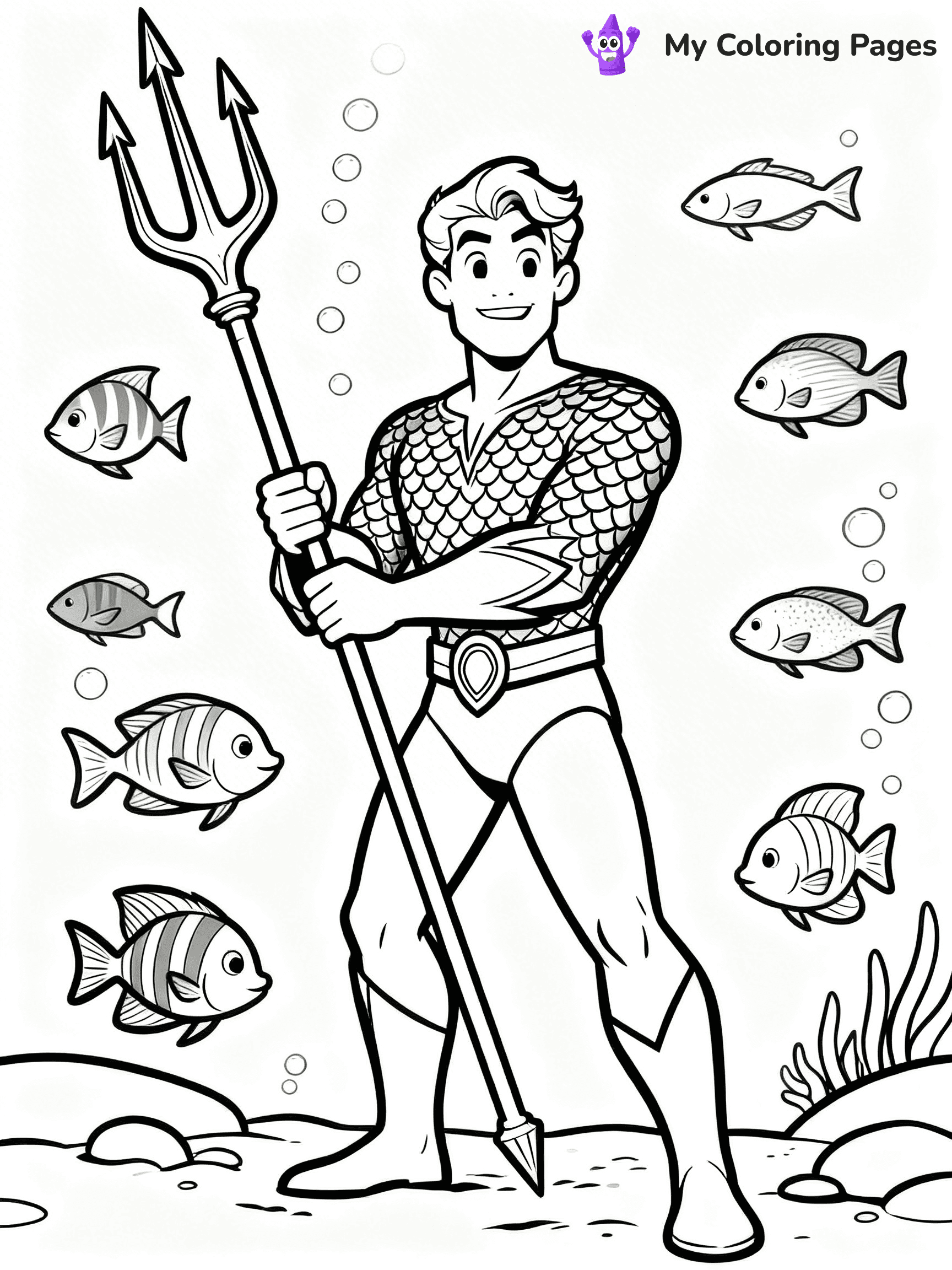 Aquaman Coloring Pages - 10