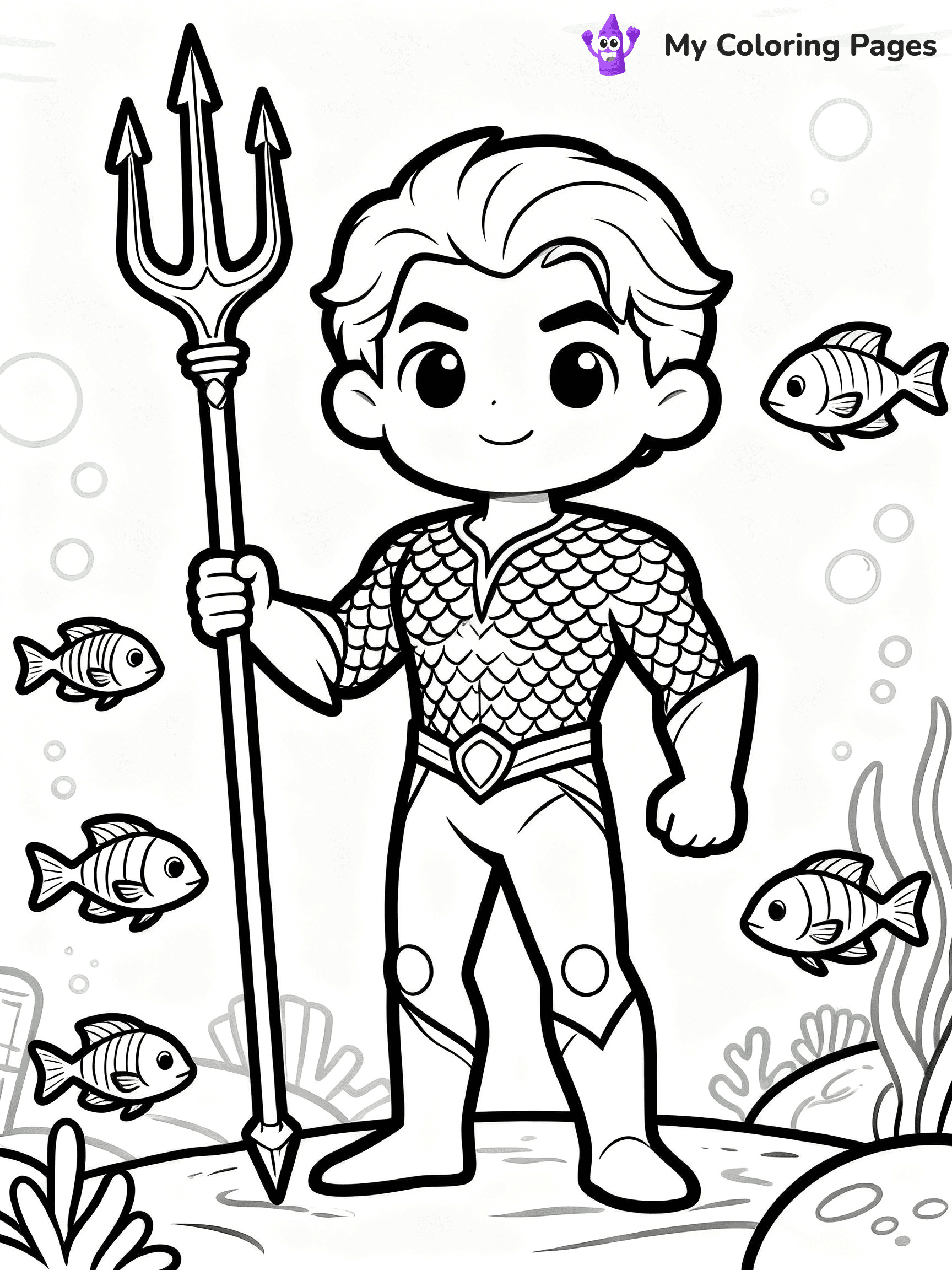 Aquaman Coloring Pages - 8